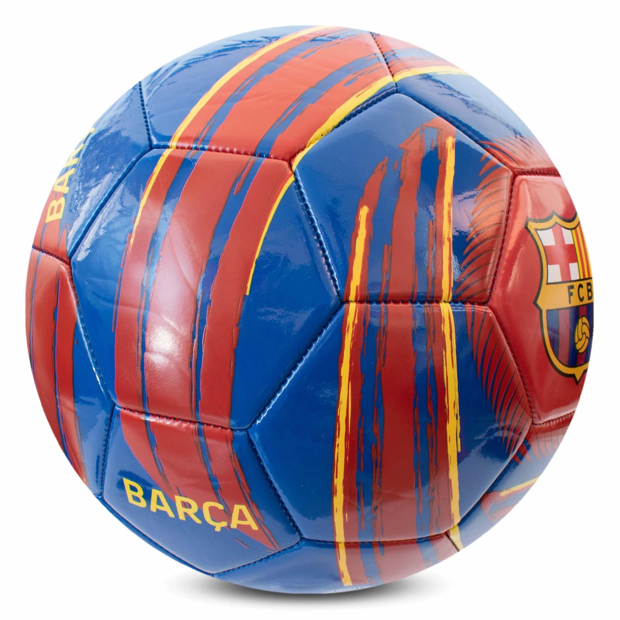 Hy-Pro Oficjalnie licencjonowana piłka nożna FC Barcelona Cyclone | rozmiar 5, Barca, trening, mecz, towar, kolekcjonerski dla dzieci i dorosłych