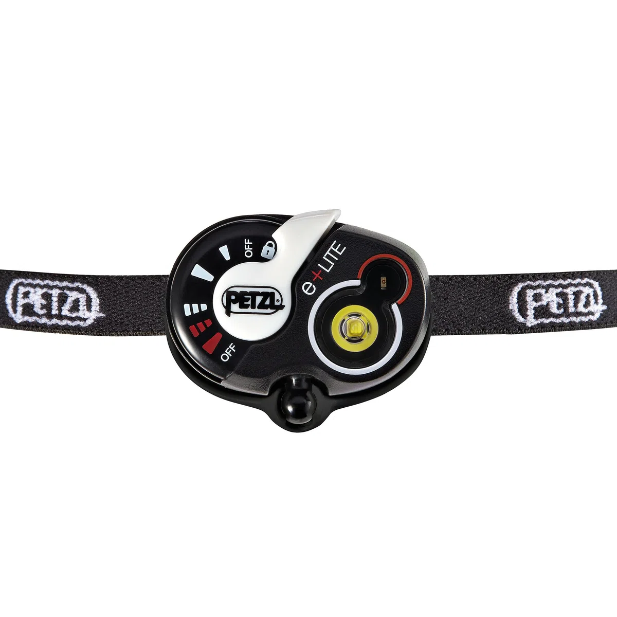 PETZL - Lampa e+LITE - Unisex, czarna, rozmiar uniwersalny.