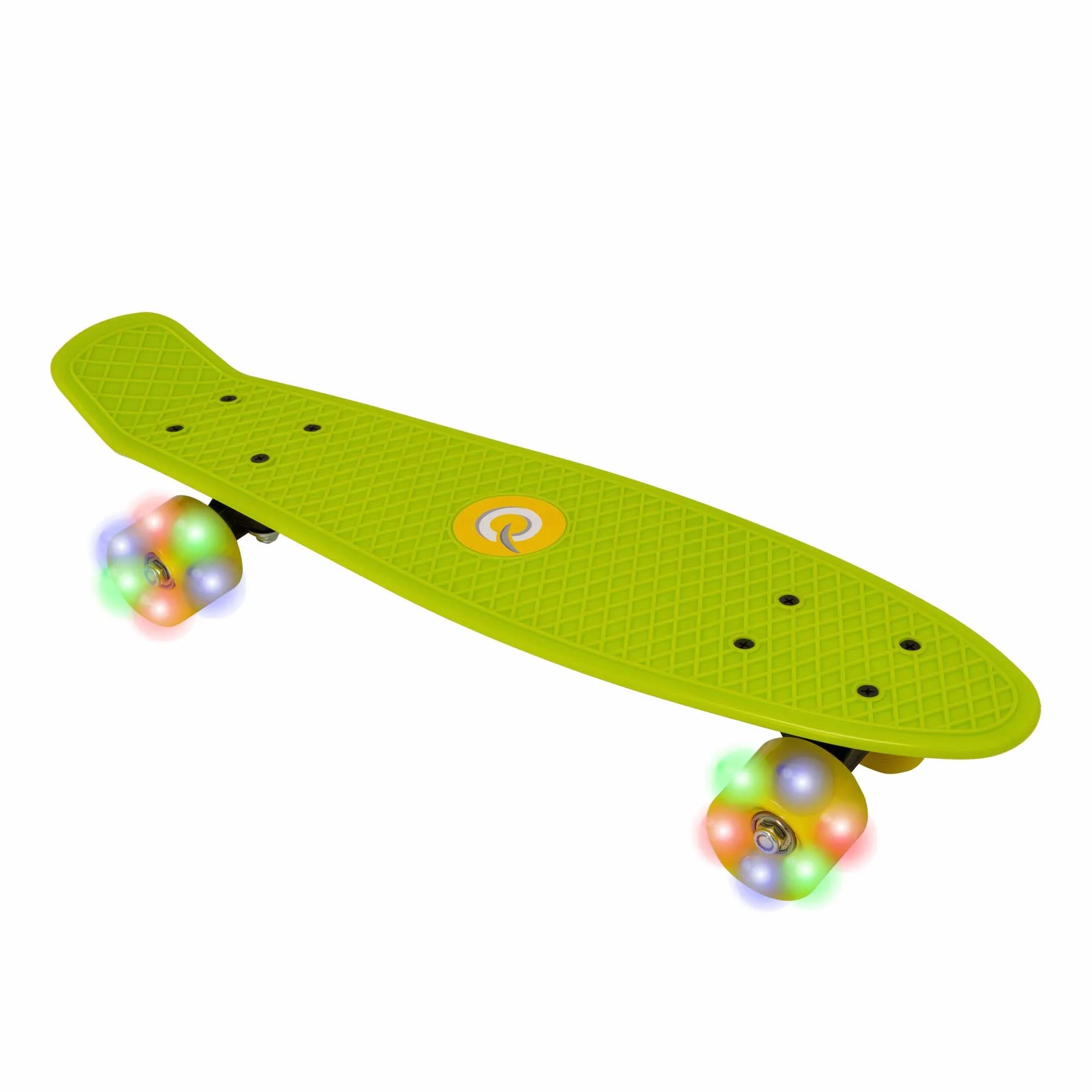 Deskorolka świecąca EVO 22" dla początkujących i profesjonalistów, kompletna mini cruiser