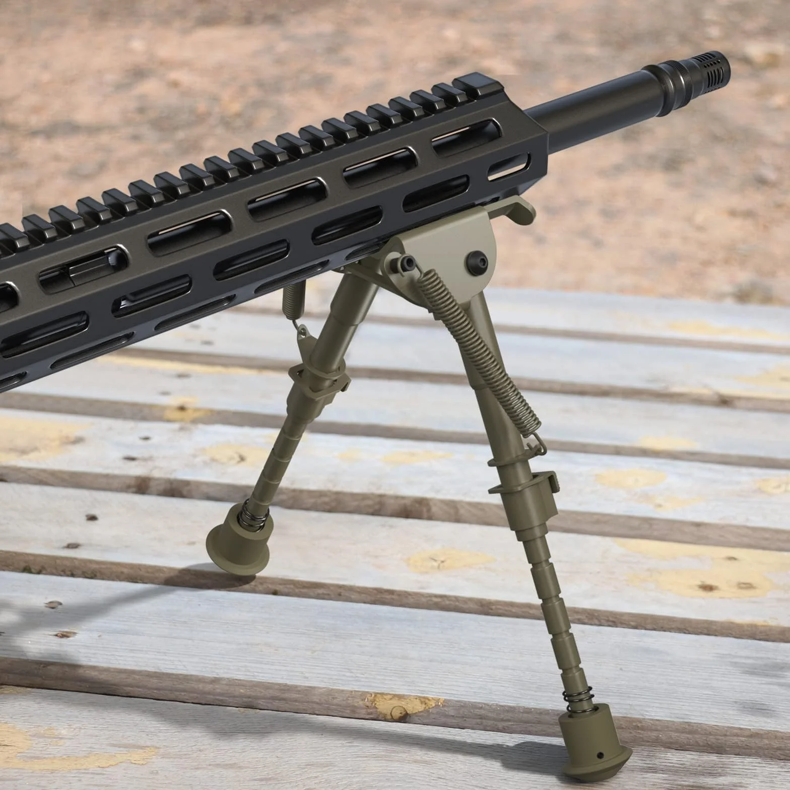 Feyachi B13 M Lock Bipod 6-9 cali Lekki dwójnóg Rilfe bezpośrednio mocowany do systemu M Lock do polowania i strzelania