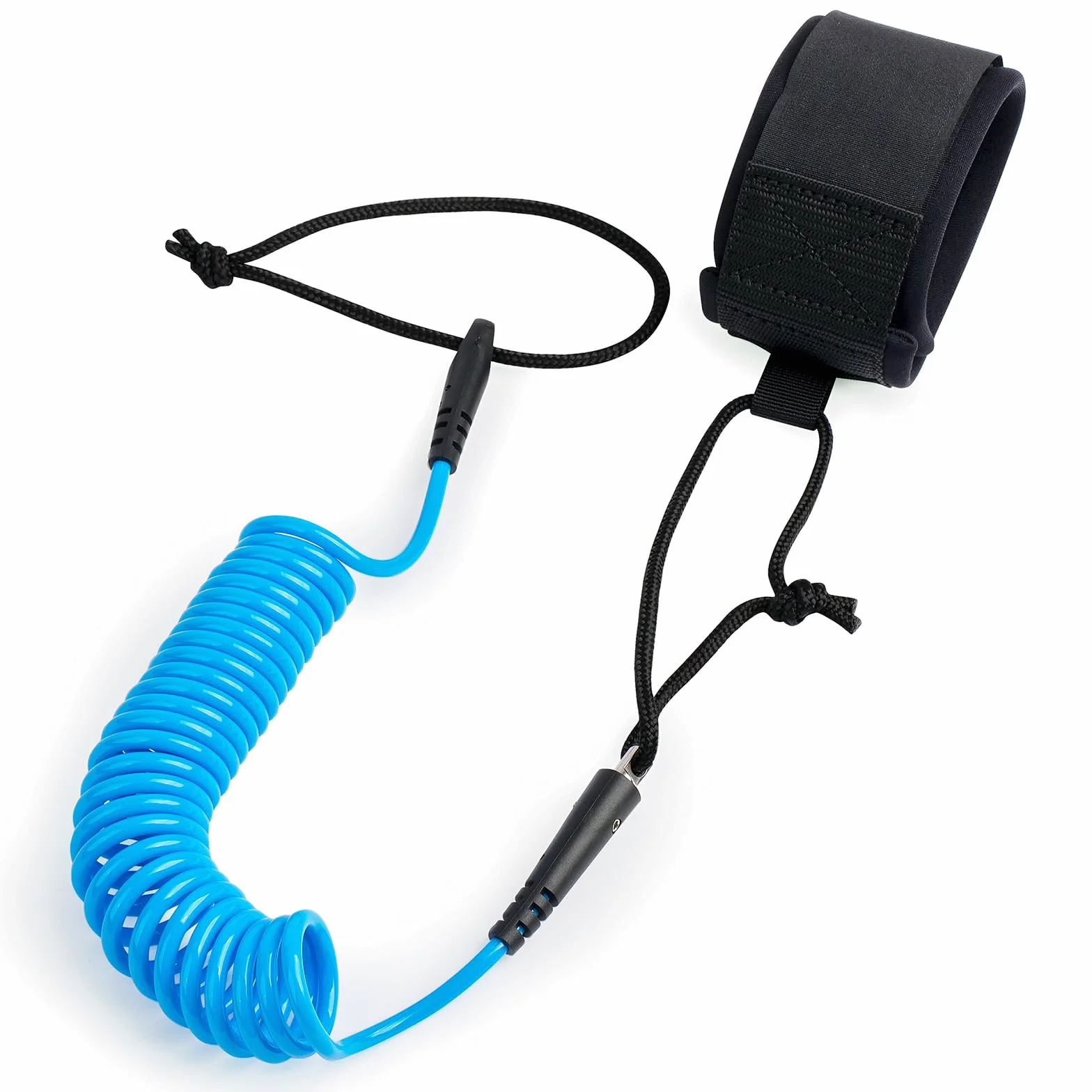 Smycz surfingowa Abahub 10 stóp 5 mm niebieska
