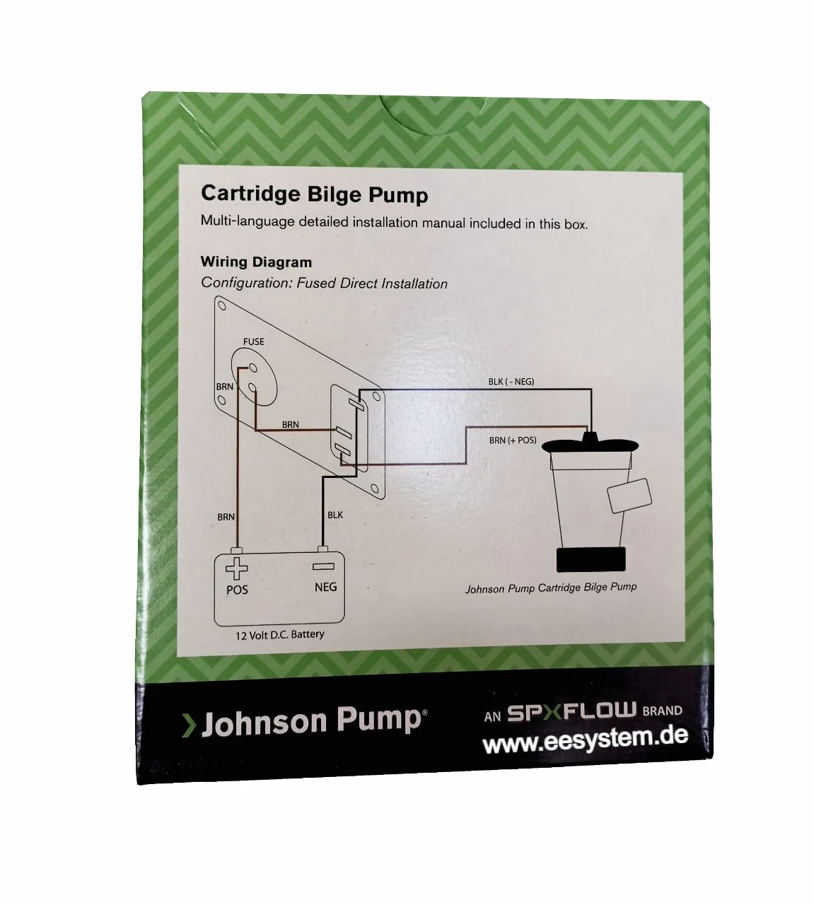 SPX FLOW pompa spalinowa 500 GPH 12 V Johnson 40 l/min Cartridge