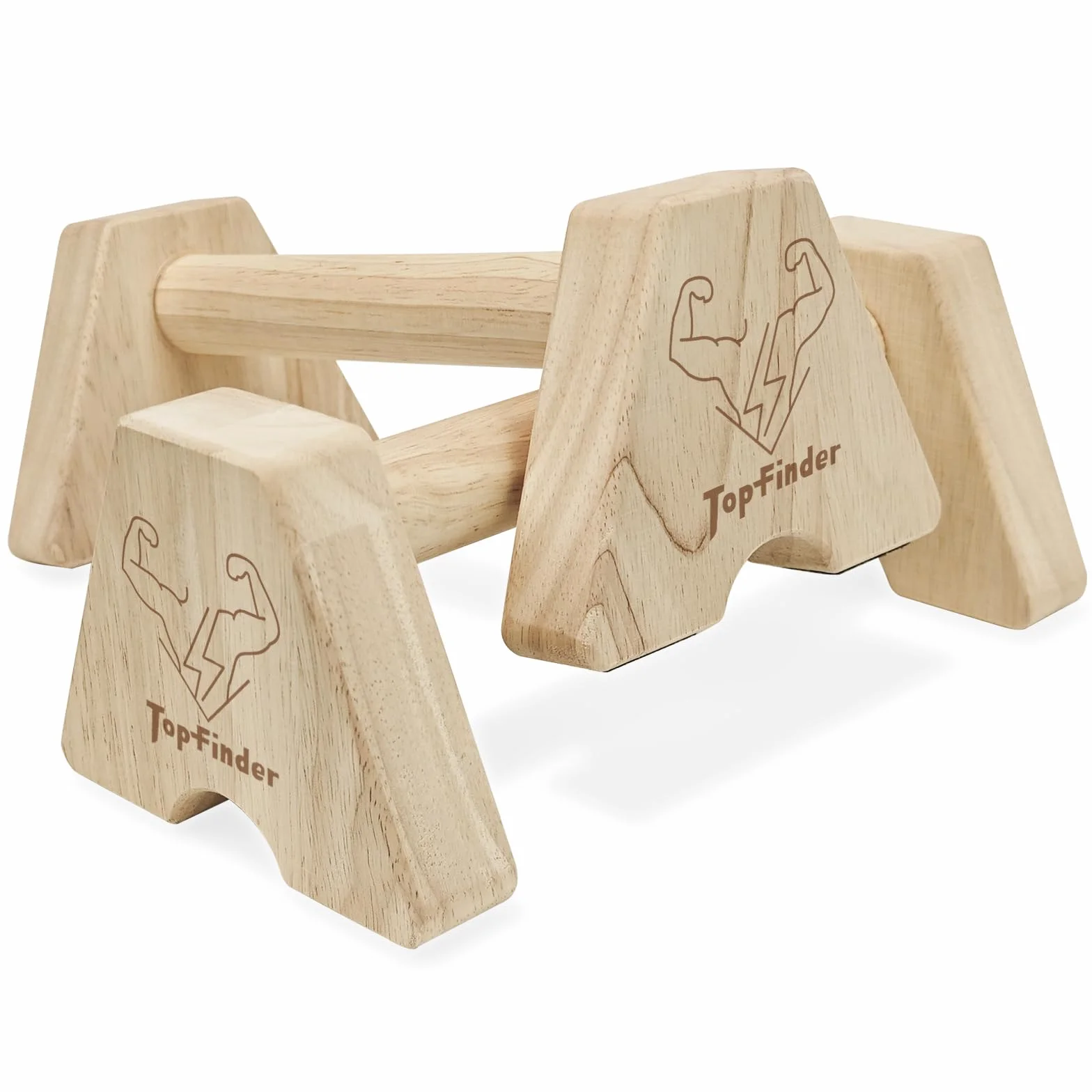 Drewniane paralety, Push Up Bar Calisthenics Uchwyty dociskowe L Sit Bars Handstand Bloki Sprzęt gimnastyczny