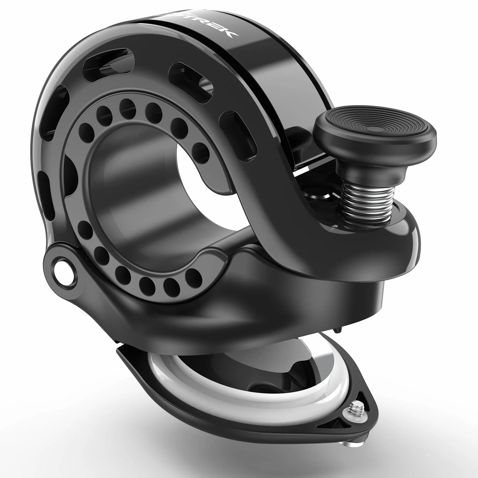 toptrek Dzwonek rowerowy do Apple AirTag 110DB mini dzwonek rowerowy ukryty zabezpieczenie przed kradzieżą do roweru wyścigowego