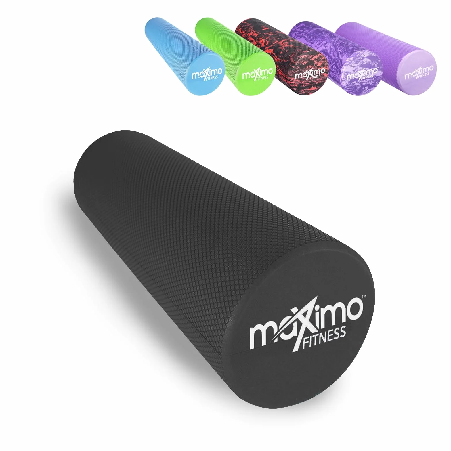 Maximo Fitness Wałek do masażu powięzi 45 x 15 cm średnio twardy do jogi i regeneracji
