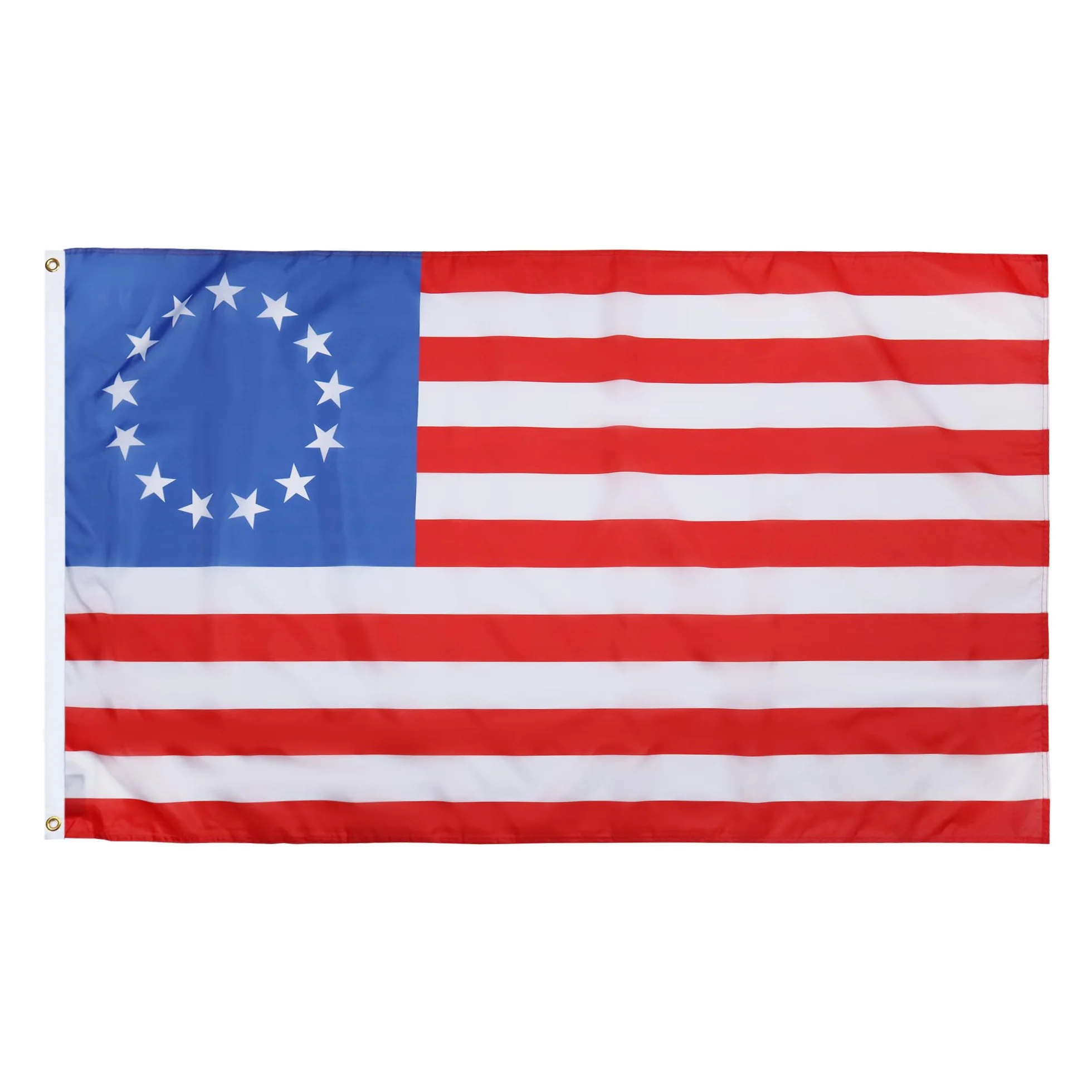 Drapeau USA 13 Étoiles Betsy Ross Polyester 100D 150x90cm Oeillets