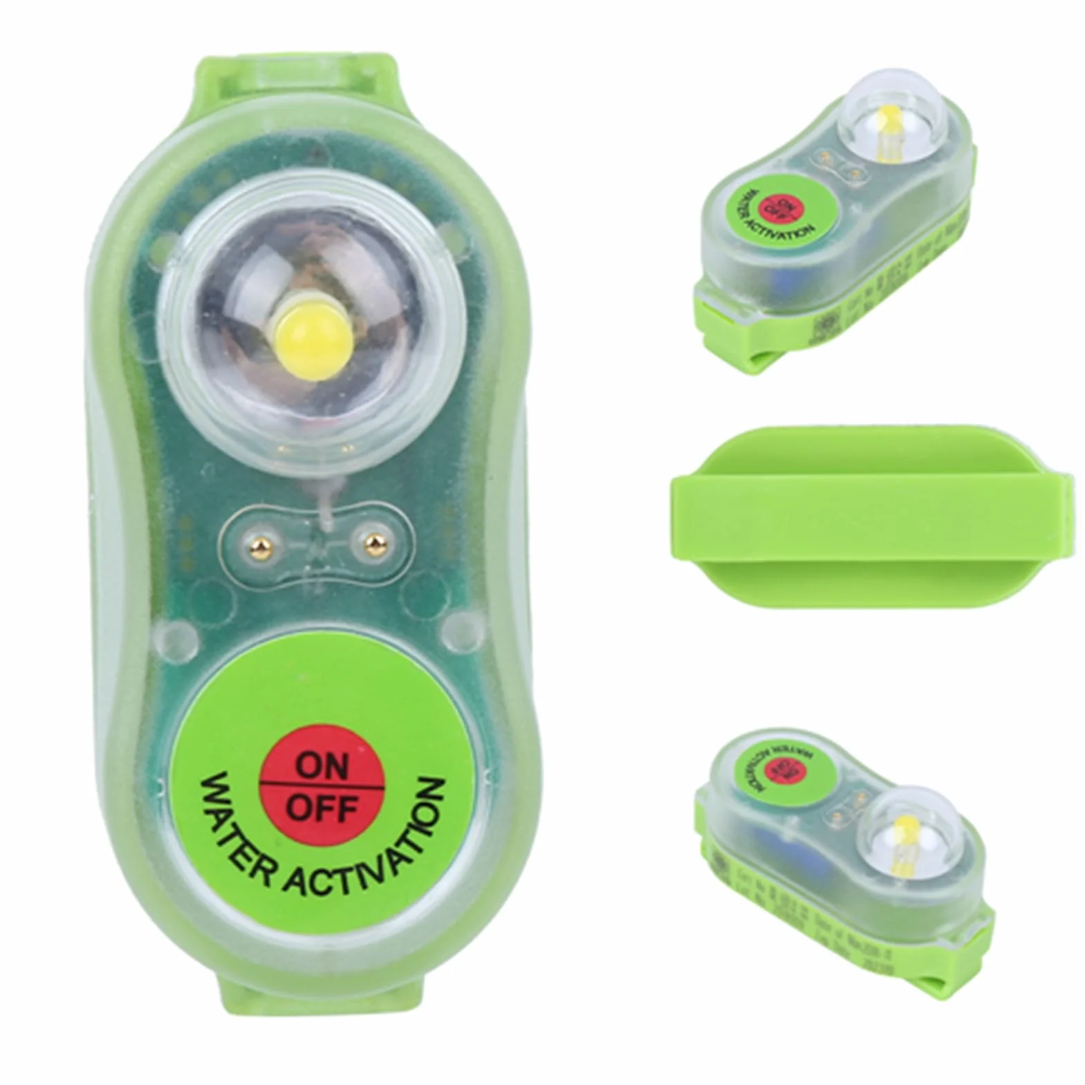 Lampa świetlna Kamizelki Ratunkowej, światło Stroboskopowe Kamizelki Ratunkowej do Kamizelki Ratunkowej za Burtą, Samooświetlenie LED z Wodą Morską Latarka Ratująca życie Rzucająca Się w Oczy Lampa św