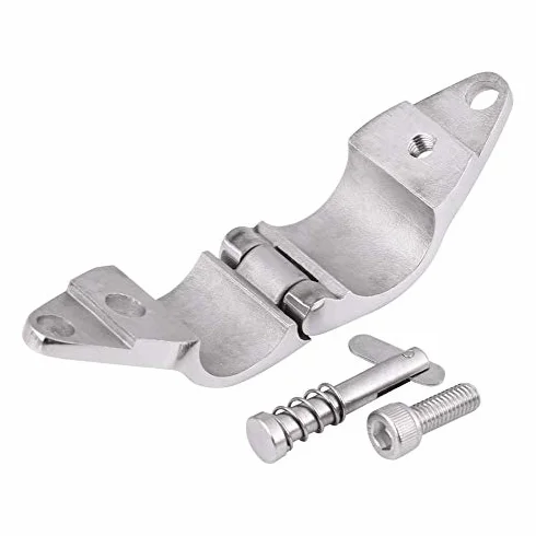 KIMISS Ślizg szczęki ze stali nierdzewnej 7/8" for bimini, morski fitting do łodzi – zawiasowy mechanizm