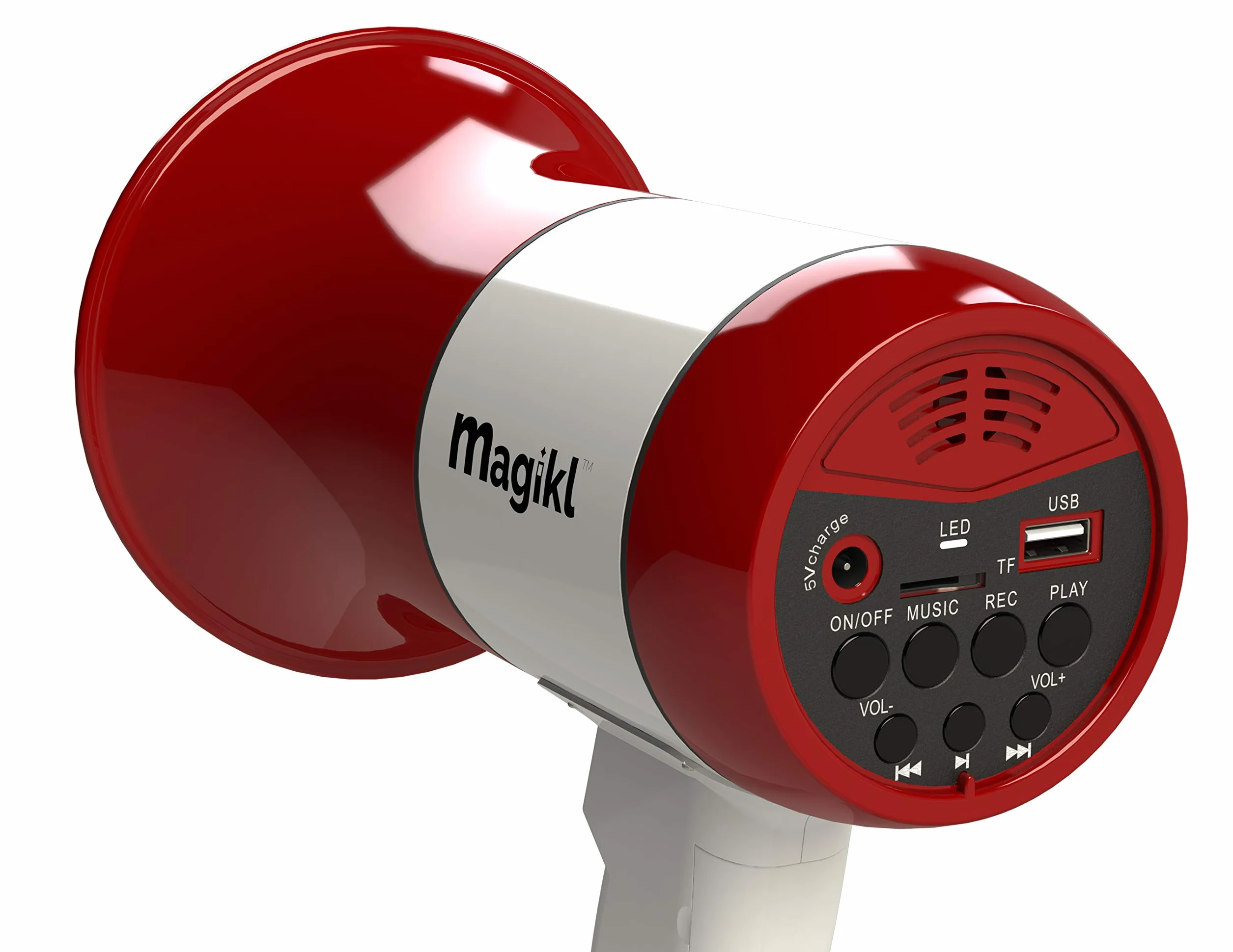 Megafon głośnik z syreną MP3 nagrywanie akumulator litowy USB dla dzieci
