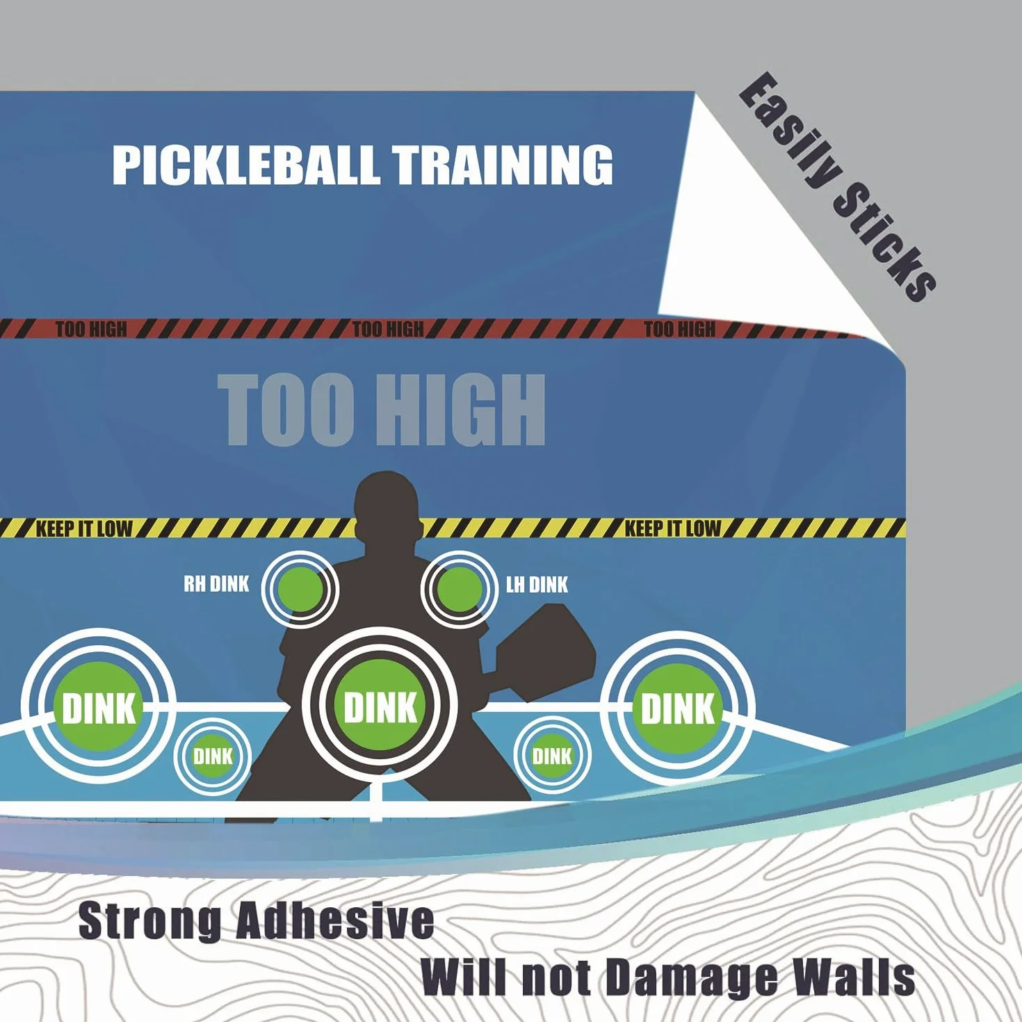 Ściana treningowa Pickleball Dink Pad do ćwiczeń