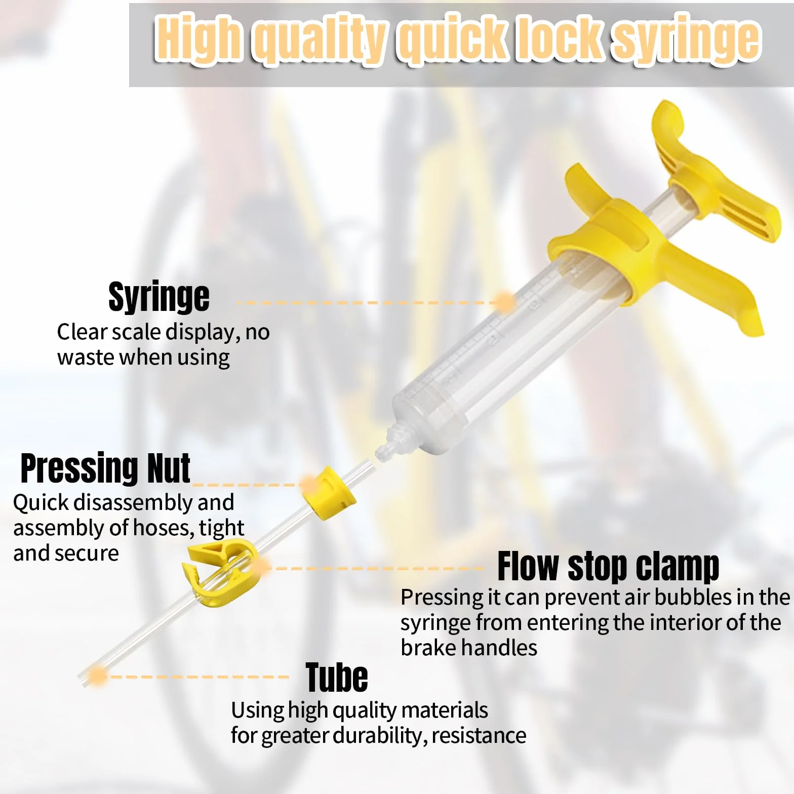 Zestaw do odpowietrzania hamulców hydraulicznych Shimano Magura Sram Tektro TRP 180 ml
