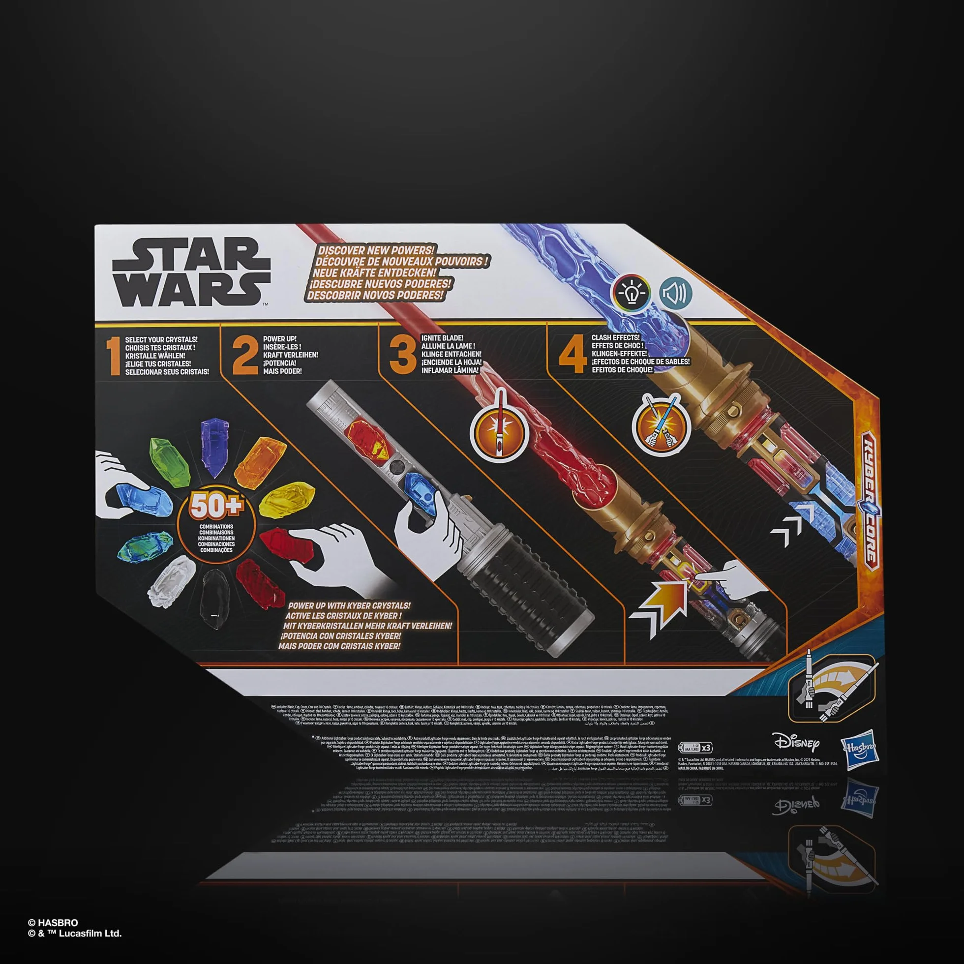 Hasbro Star Wars Miecz Świetlny z Kryształem Zasilającym z Gwiezdnych Wojen
