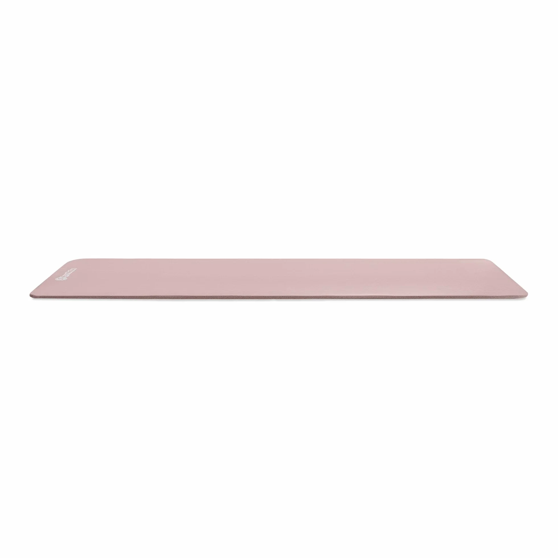 HyperMotion Mata do Ćwiczeń Fitness i Jogi NBR 183x61x1,5 cm Brudny Róż, Antypoślizgowa 15 mm, z Paskiem do Ćwiczeń i Przenoszenia, Gruba Mata do Jogi, Pilates i Stretchingu