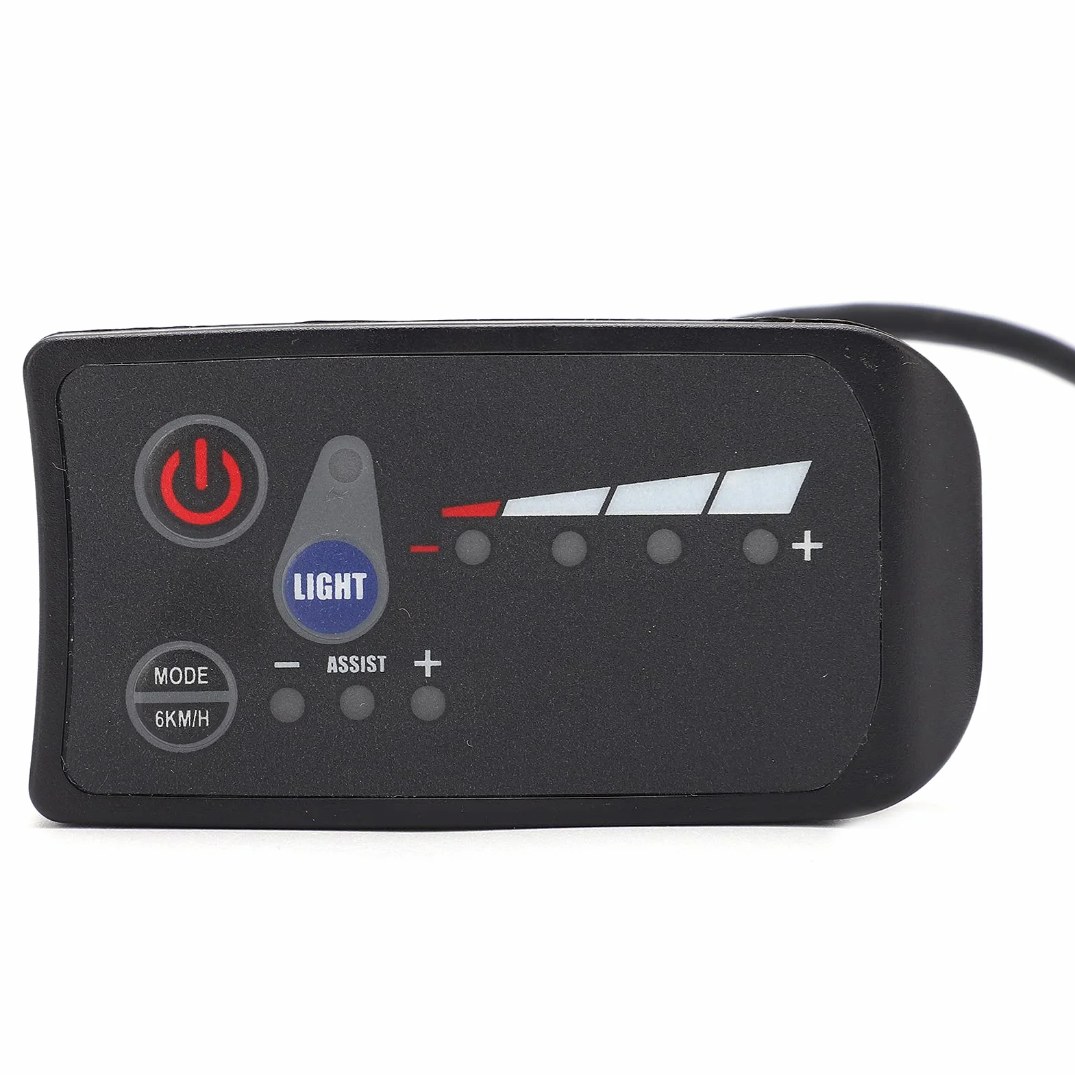 Wyświetlacz LCD roweru elektrycznego 24 V czarny panel sterowania zasilaniem LED 810 instrument odpowiedni do silnika roweru elektrycznego