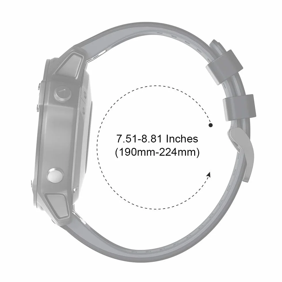 NotoCity Pasek do Garmin Fenix 6x Pro/7x, wymienny pasek 26 mm do Garmin Fenix 5x/6x/5x Plus/7x Pro/Fenix 3/HR, Descent MK1, Quatix 7X, Enduro/2, Epix Pro 51mm