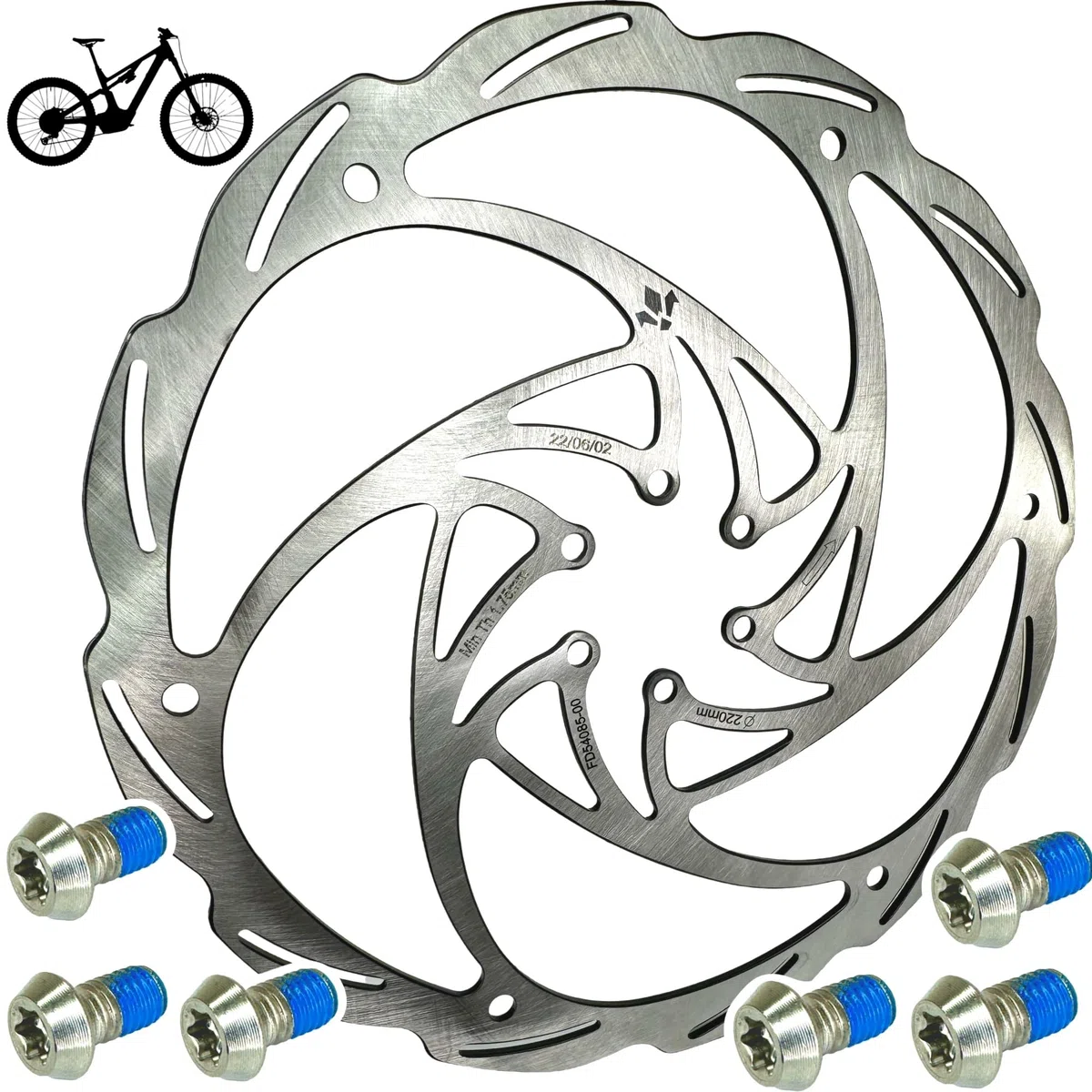 Formula Monolitic Cura 4 6 Maven rower hydrauliczny hamulec tarczowy zapasowa tarcza hamulcowa MTB Ebike DH FR 6 otworów 220 mm
