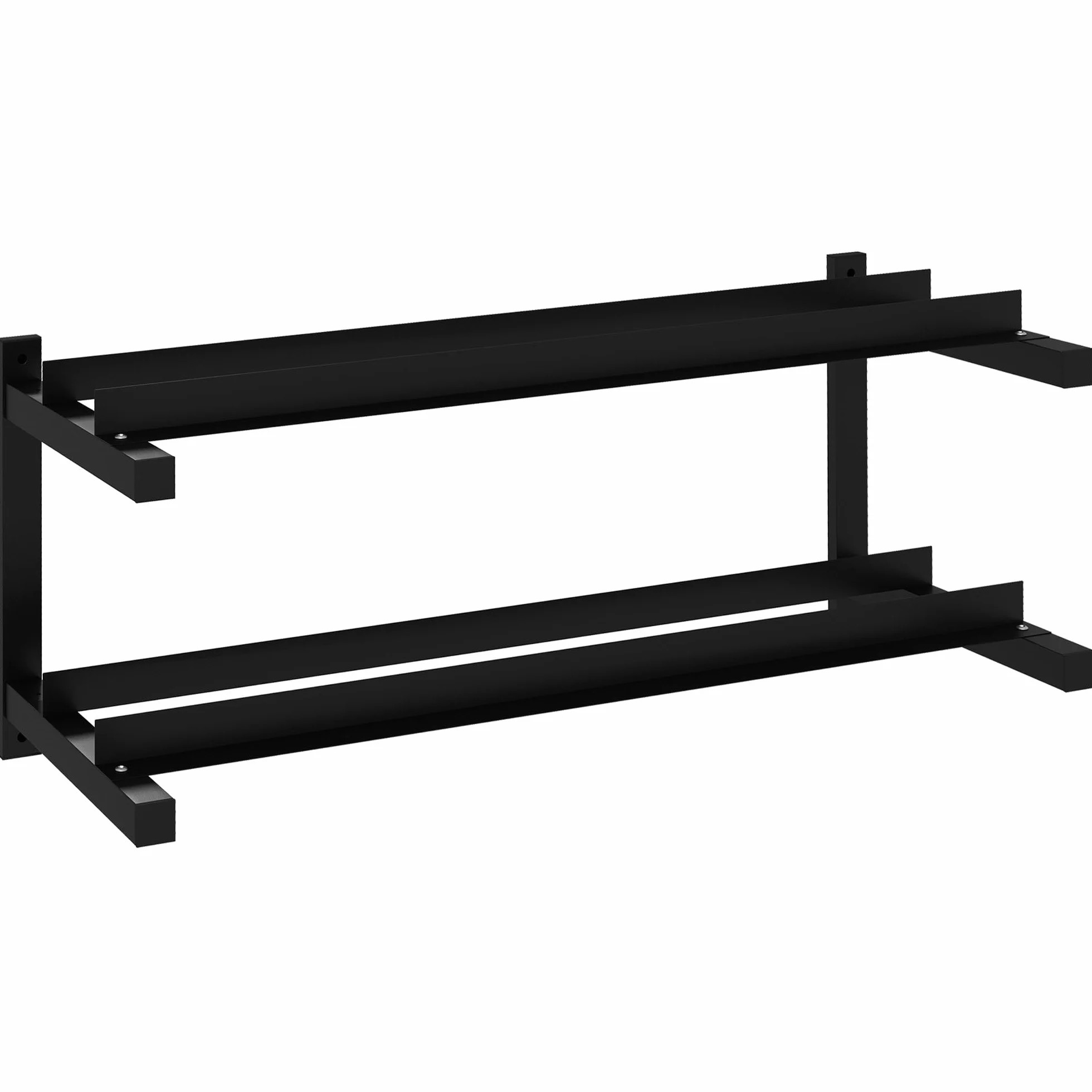 SPORTNOW Stojak na hantle stalowy 70 kg 98x40x35 cm czarny