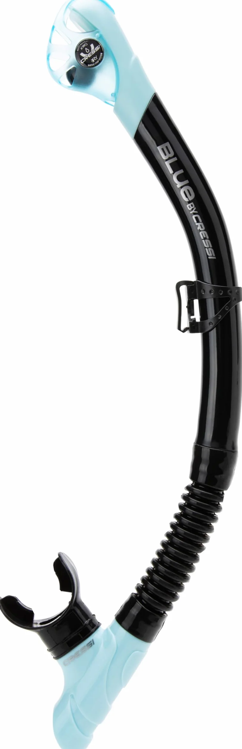 CRESSI Tino Adventure Set Black/Ice Cyan S/M - Set Tonga Fins, Tino Mask and Scilla Snorkel, for Snorkelling and Diving, Black/Ice Cyan, S/M, Adult