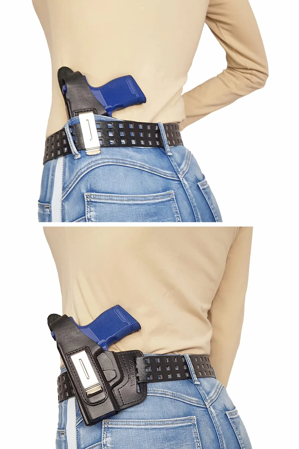 VlaMiTex IWB 1-1Li skórzana kabura Walther PPK leworęczna