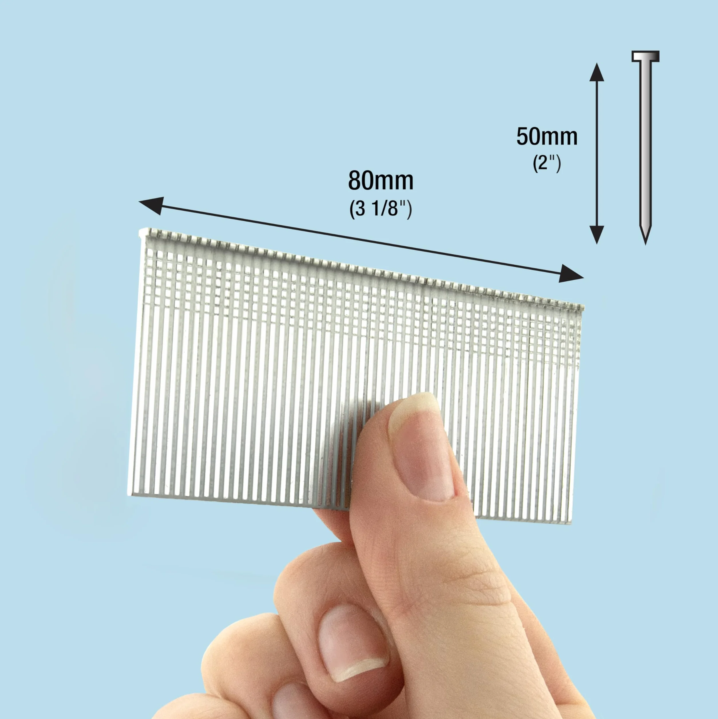 Tacwise gwoździe do wykończenia ze stali nierdzewnej 50 mm, 1000 sztuk