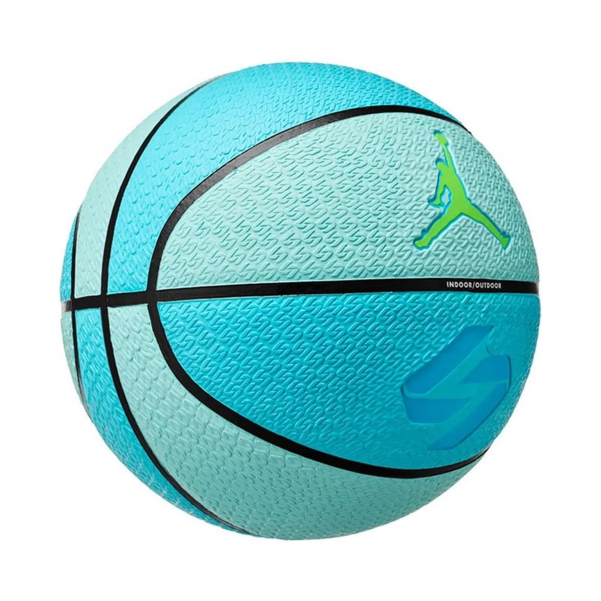 Nike Uniseks Jordan Playground 8P L Doncic Deflated Piłka do koszykówki Copa/Black/Laser Blue/Electric Green 7
