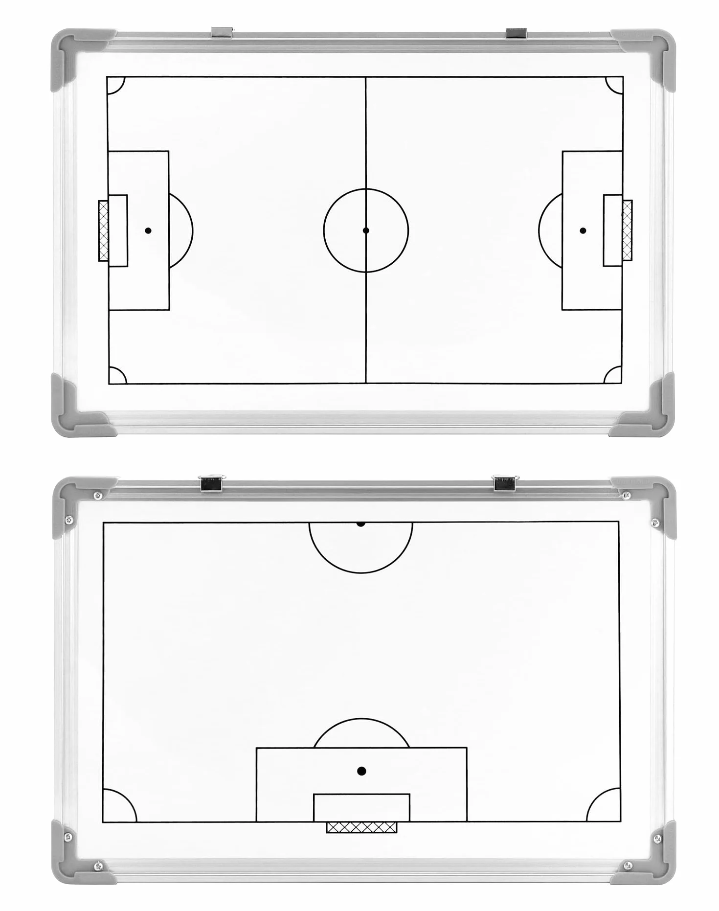 QWORK® Tablica taktyki piłkarskiej, teczka trenera piłki nożnej z akcesoriami, 45 x 30 cm