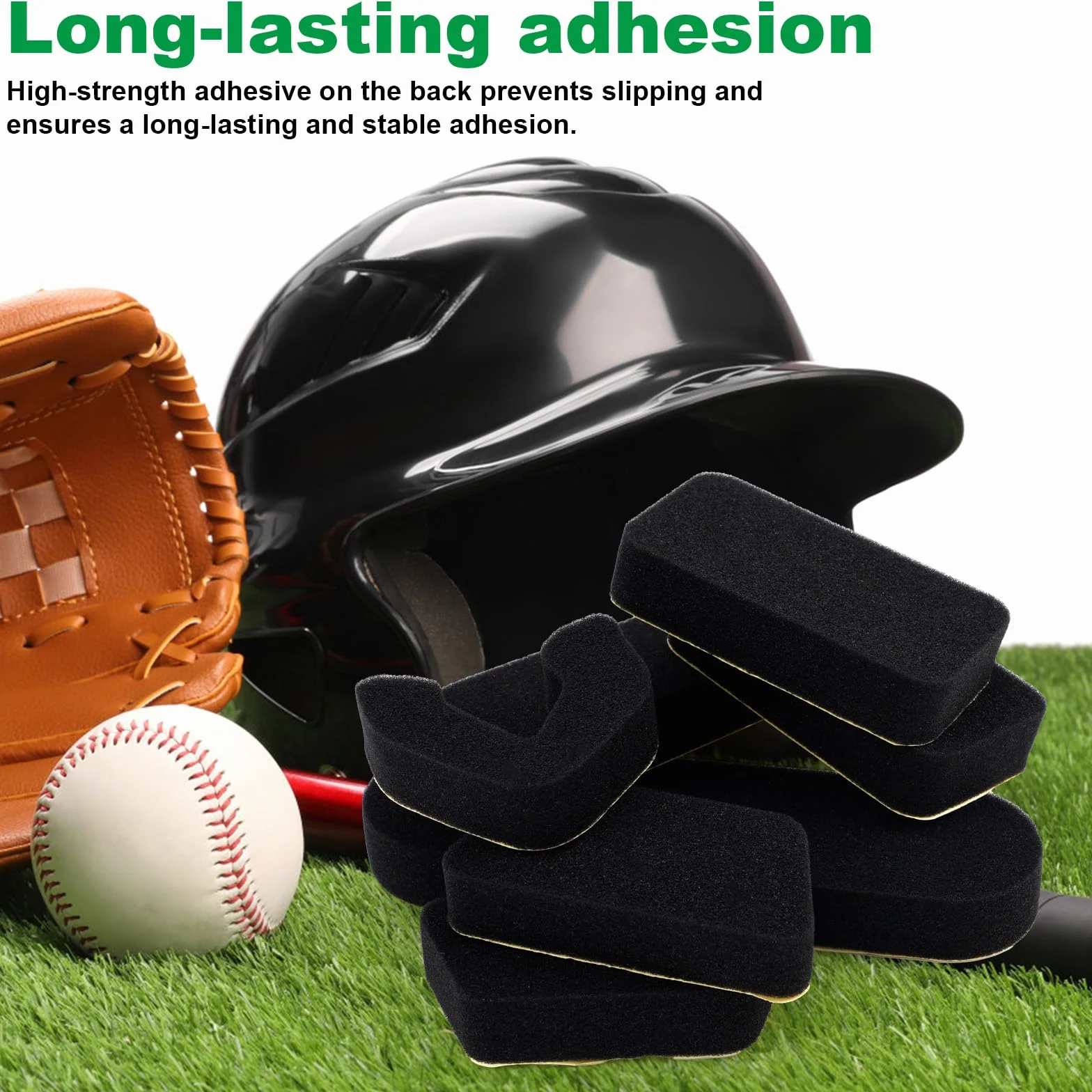 Uniwersalny Kask Wypełnienie Dopasować Zestaw, Wysoka Gęstość Pianka Zamiennik Podkładki do Easton Batter & Catcher Kaski dla Baseball/Softball Gracze & Młodzież Zima Trening (Czarny)