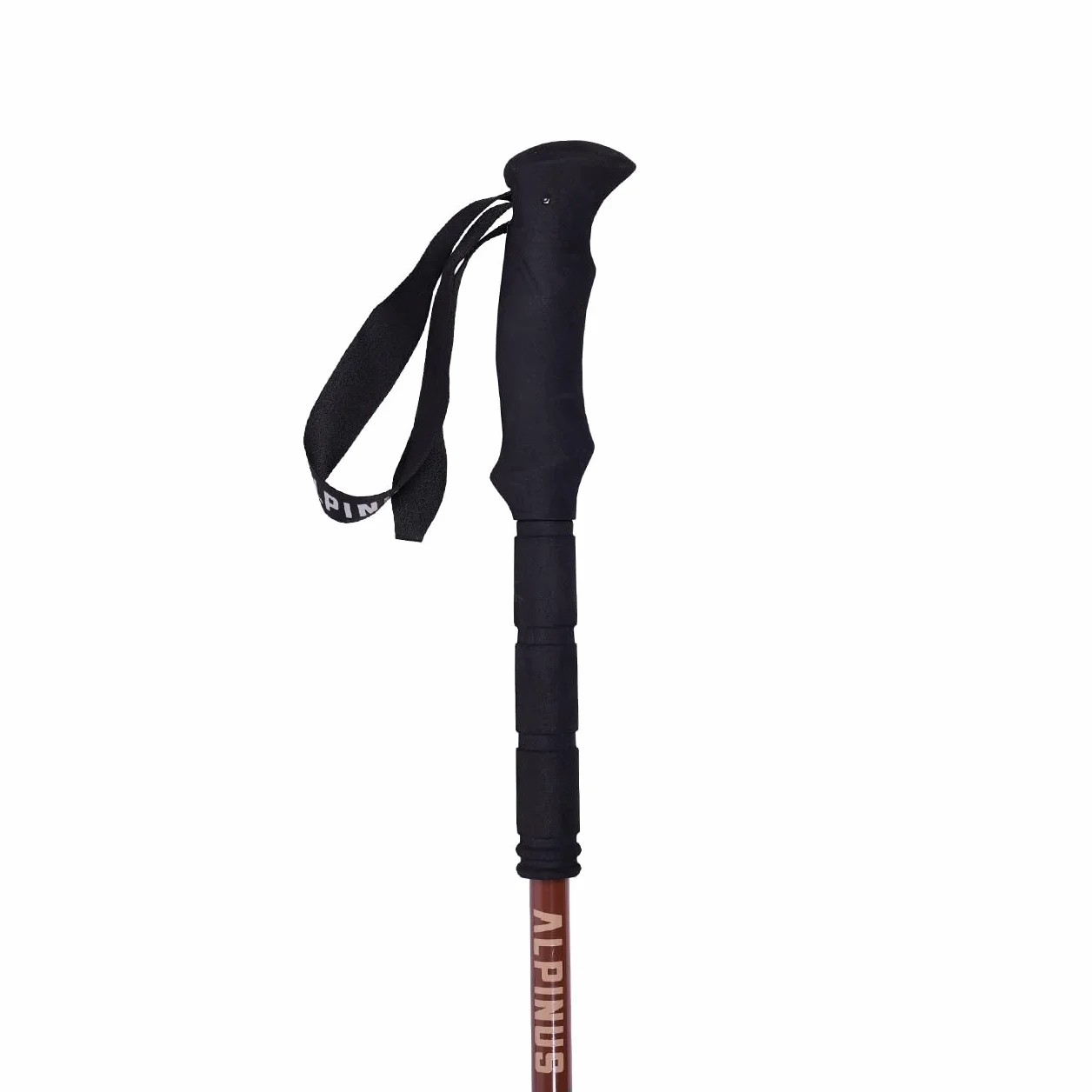 Alpinus - Kijki trekkingowe składane Matterhorn, kijki do chodzenia z regulacją zacisku, maksymalna długość: 65 – 135 cm, kijki trekkingowe z akcesoriami, kijki trekkingowe w zestawie