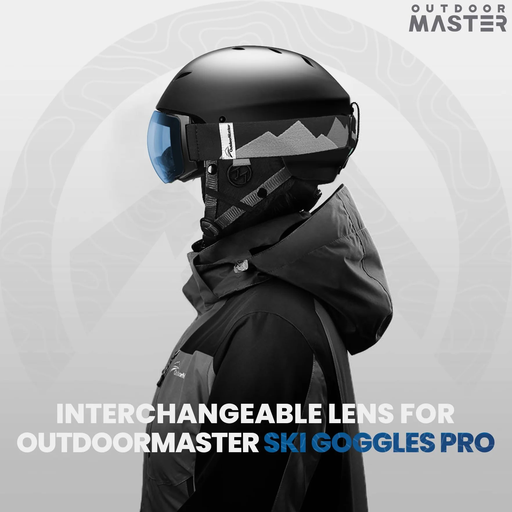 OutdoorMaster Gogle narciarskie PRO wymienne soczewki