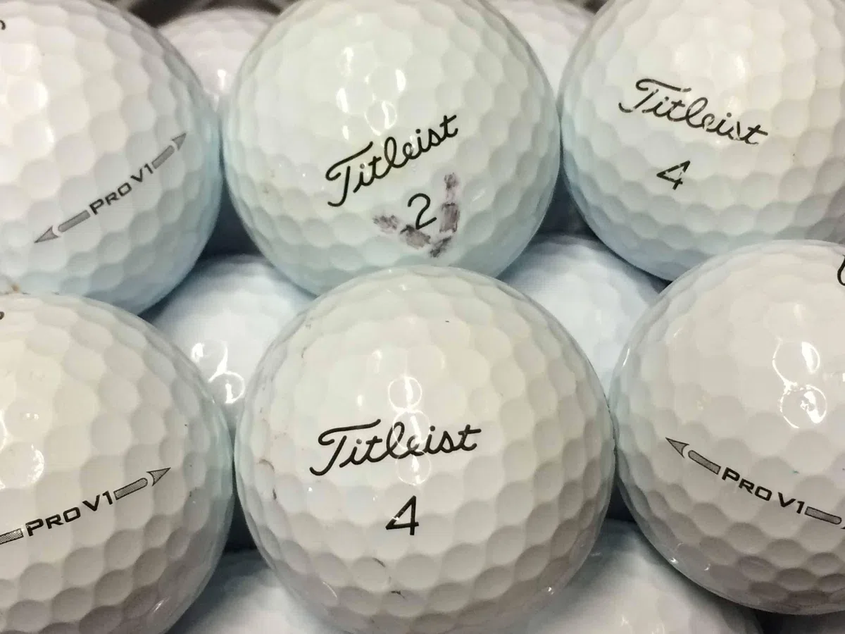 Titleist 25 piłek do gry w golfa Pro V1 – jakość AAA/AA