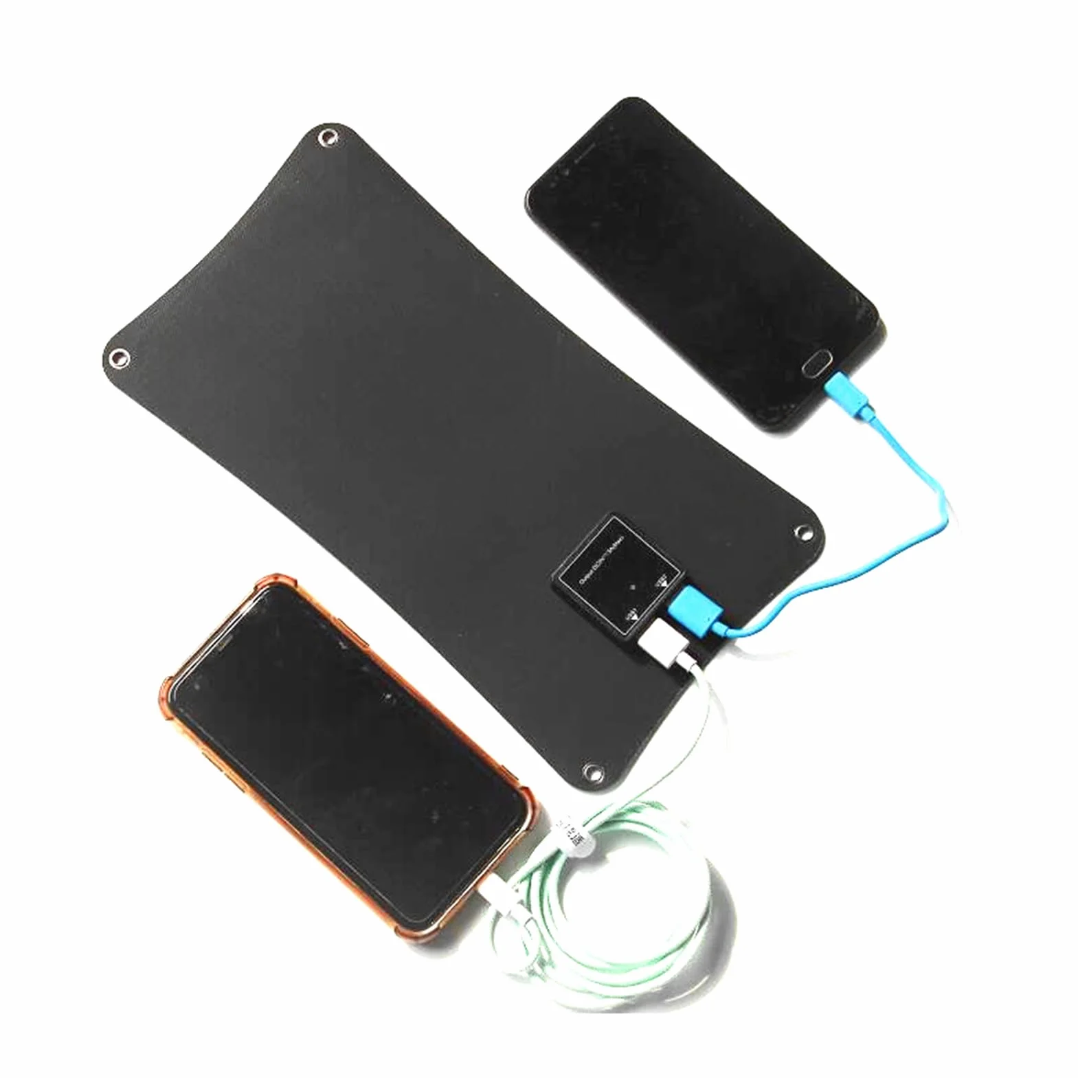 Panel słoneczny 10 W 5 V podwójny port USB 2 A ładowarka do plecaka na zewnątrz
