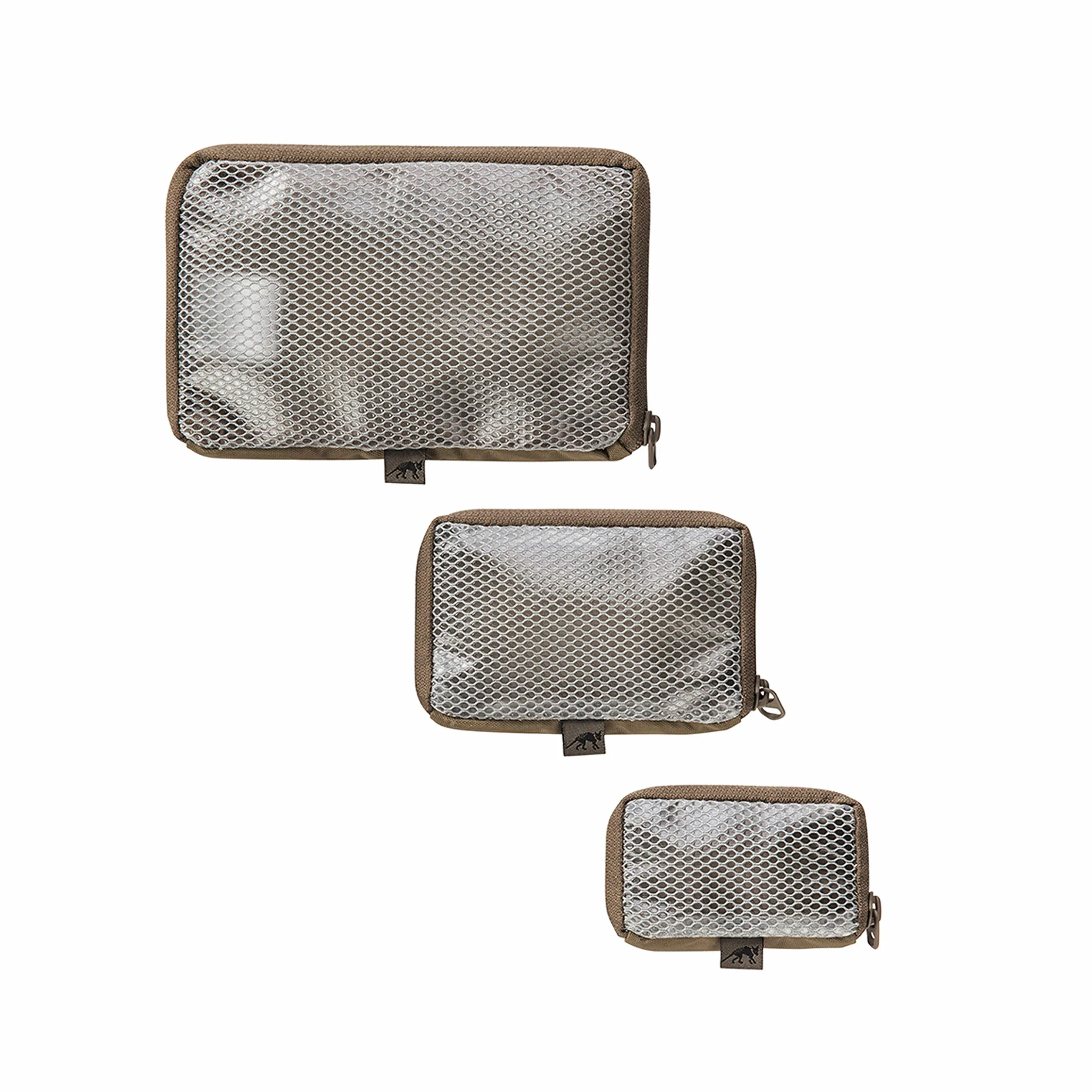 Tasmanian Tiger TT Mesh Pouch Set siatkowy plecak VL Coyote Brown 16x10,5x1,5 cm