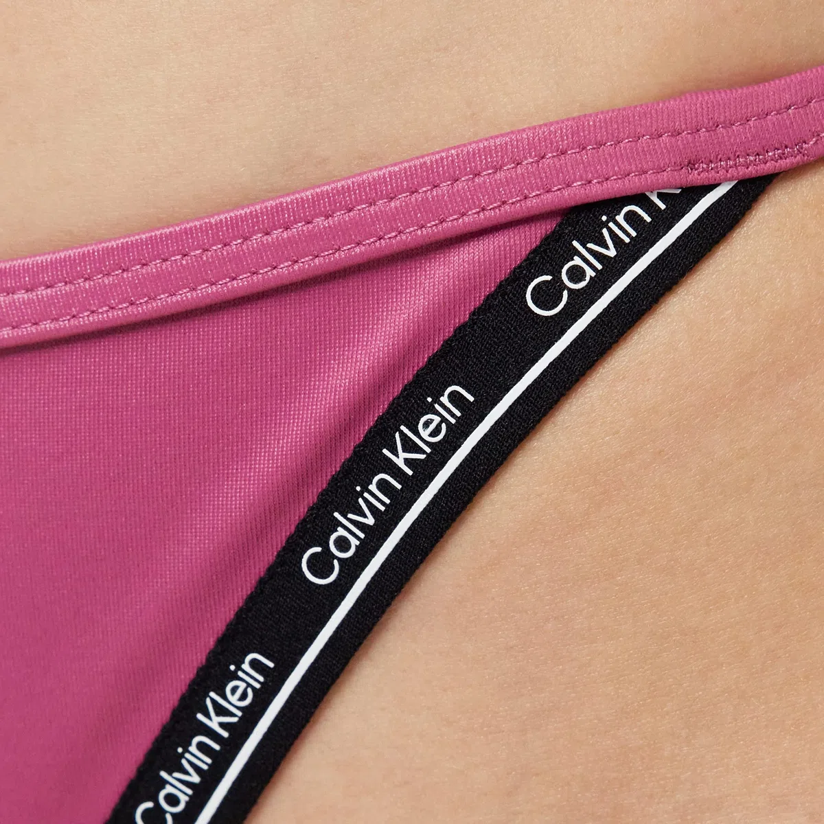 Calvin Klein Krawat damski, Różowy (blado fuksja), S