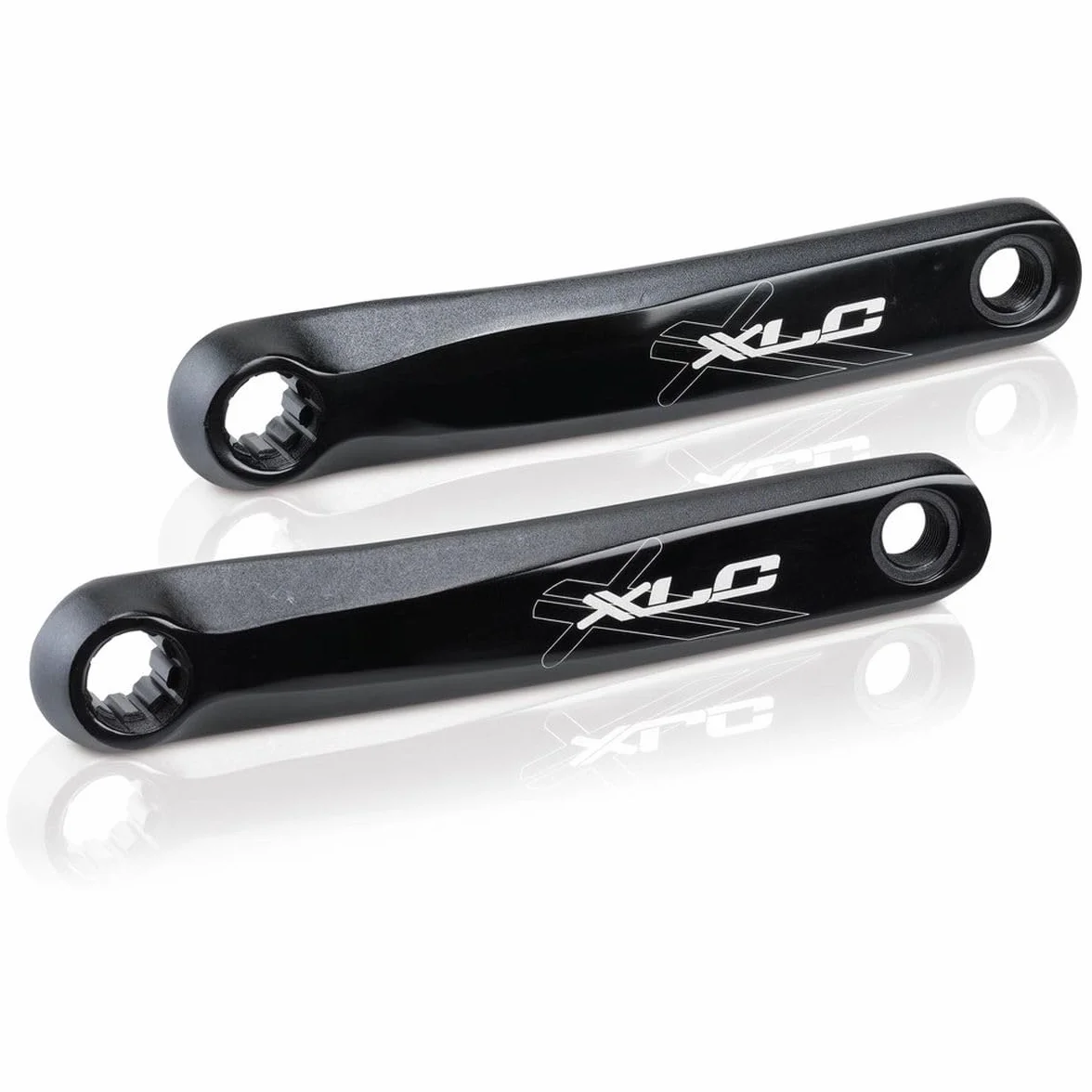 XLC Unisex – Crankset-2502850102 zestaw korbowy, czarny, 165 mm EU