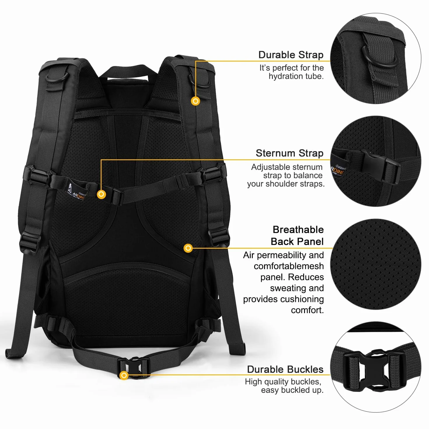 Mardingtop Plecak taktyczny 28 l trekkingowy outdoorowy kemping podróże