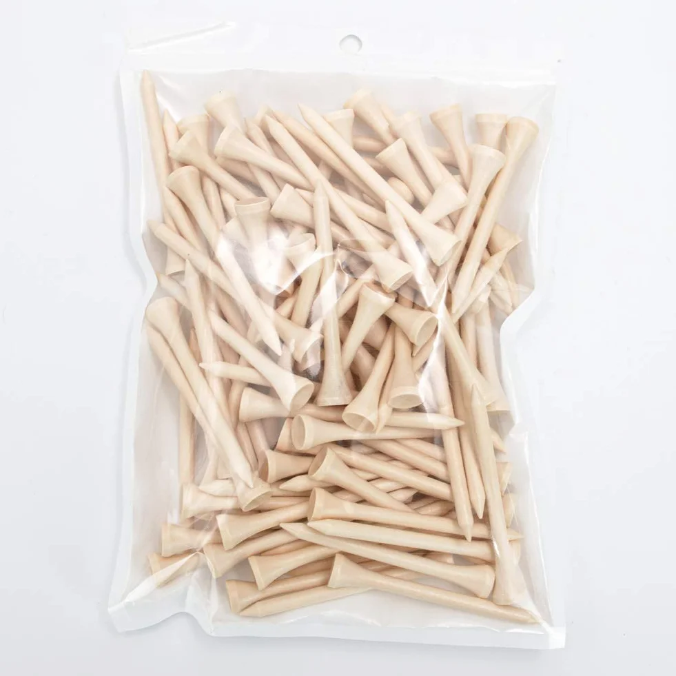 THIODOON Koszulki golfowe profesjonalne koszulki golfowe z naturalnego drewna, 100 sztuk, koszulki golfowe, wiele kolorów, rozmiar 3-1/10.2 cm, 2-3/10.2 cm lub 2-1/20.3 cm, wysokie koszulki golfowe
