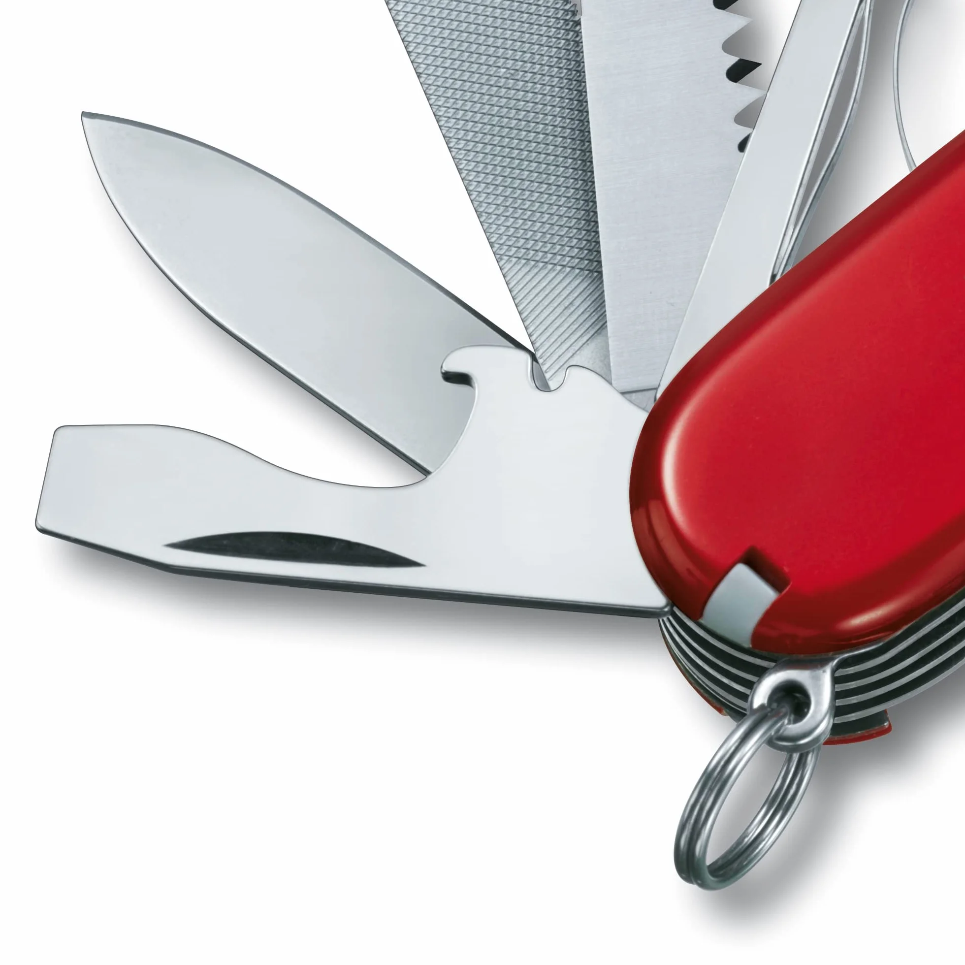 Victorinox Taschenmesser Ranger (21 Funktionen, Metallsäge, Holzmeissel, Schere, Holzsäge, Metallsäge, Klinge) rot
