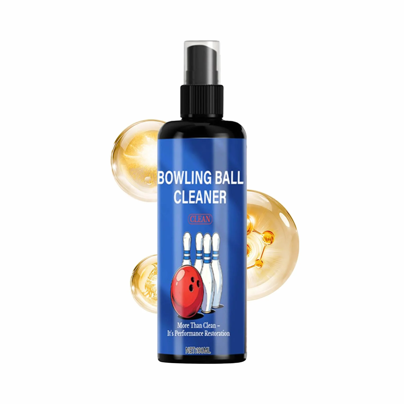 Środek do czyszczenia kręgli, 100 ml, pielęgnacja z ręcznikiem, polerka do kręgli, do golfa, Fastball, dla początkujących kręgli, mężczyzn, kobiet, na siłownię, bilard