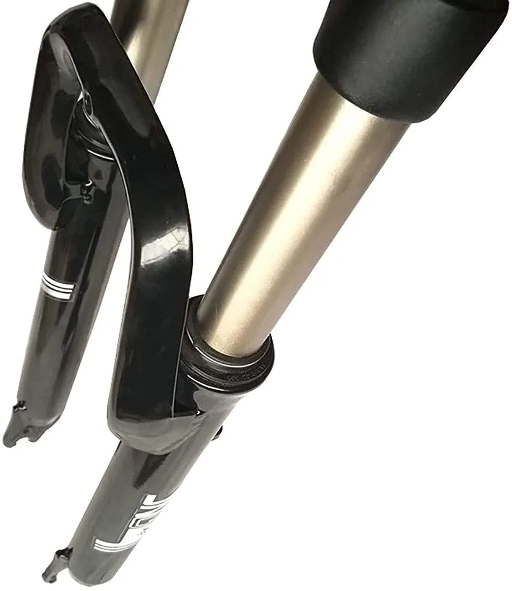 Zawieszenie Rower MTB Widelec Przedni 26 Cal Lekki Rower Górski Widelce Amortyzator Odbicie Amortyzator Regulacja Prosta Rura Kontrola Podwójne Ramię Skok: 80 MM B, 26