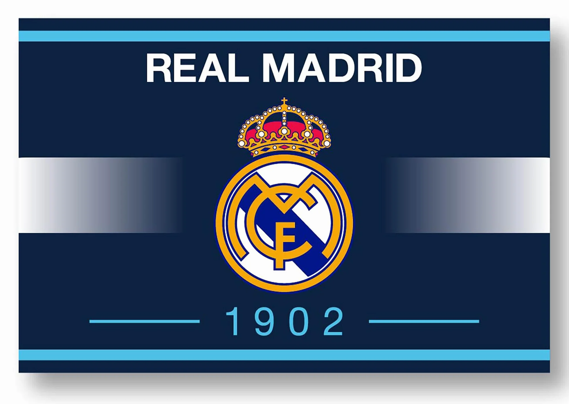 Prawdziwa flaga - oficjalna kolekcja Real Madrid 100 x 150 cm
