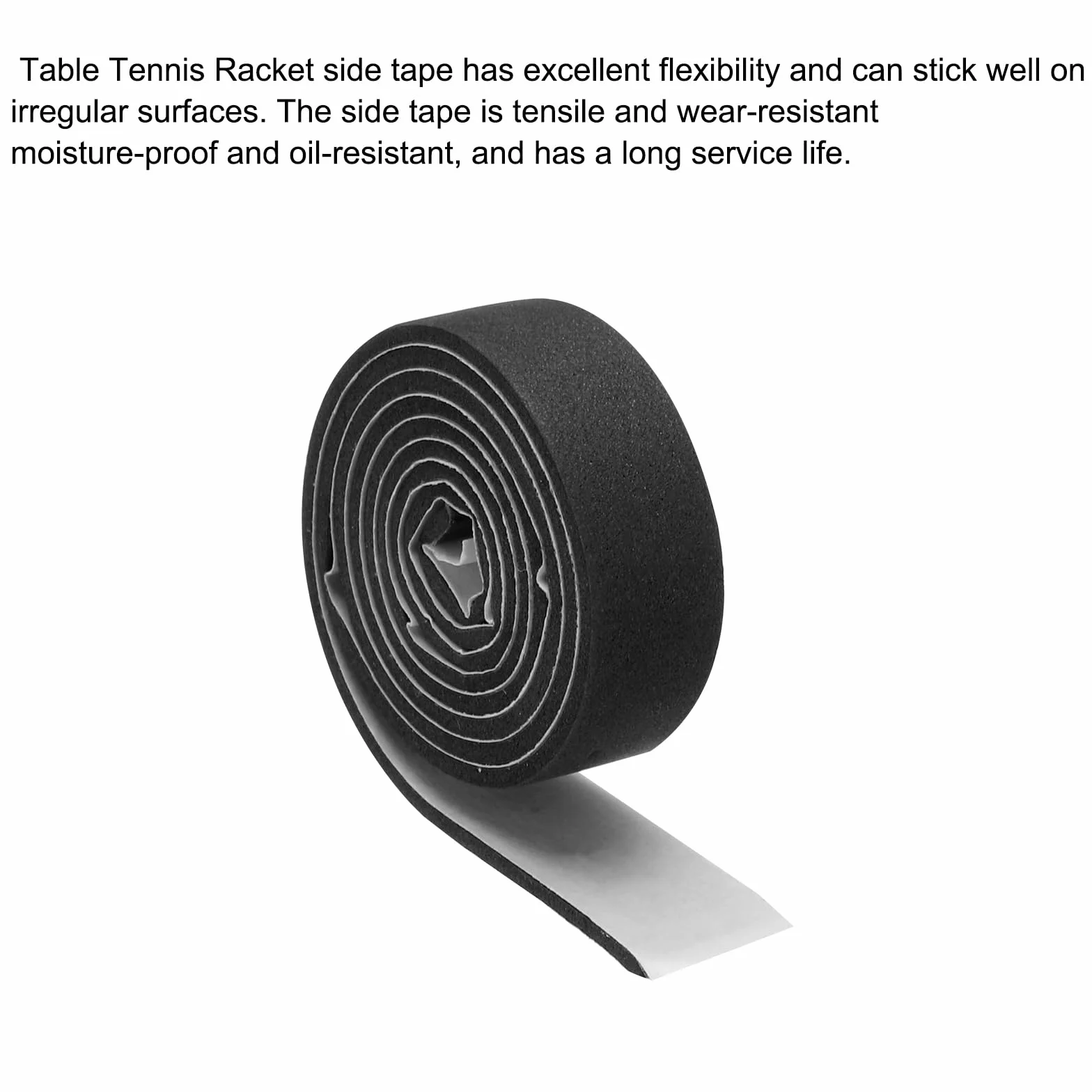 PATIKIL Taśma boczna do tenisa stołowego 18" 10 sztuk czarna czerwona