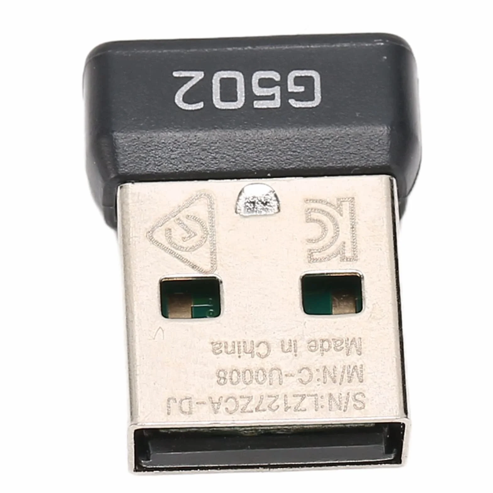 Zamiennik Adaptera Odbiornika Myszy USB do Myszy Bezprzewodowej G502 Lightspeed, Stabilny sygnał Bezprzewodowy 2,4 GHz, Mały Przenośny Odbiornik USB Adapter Myszy do Gier