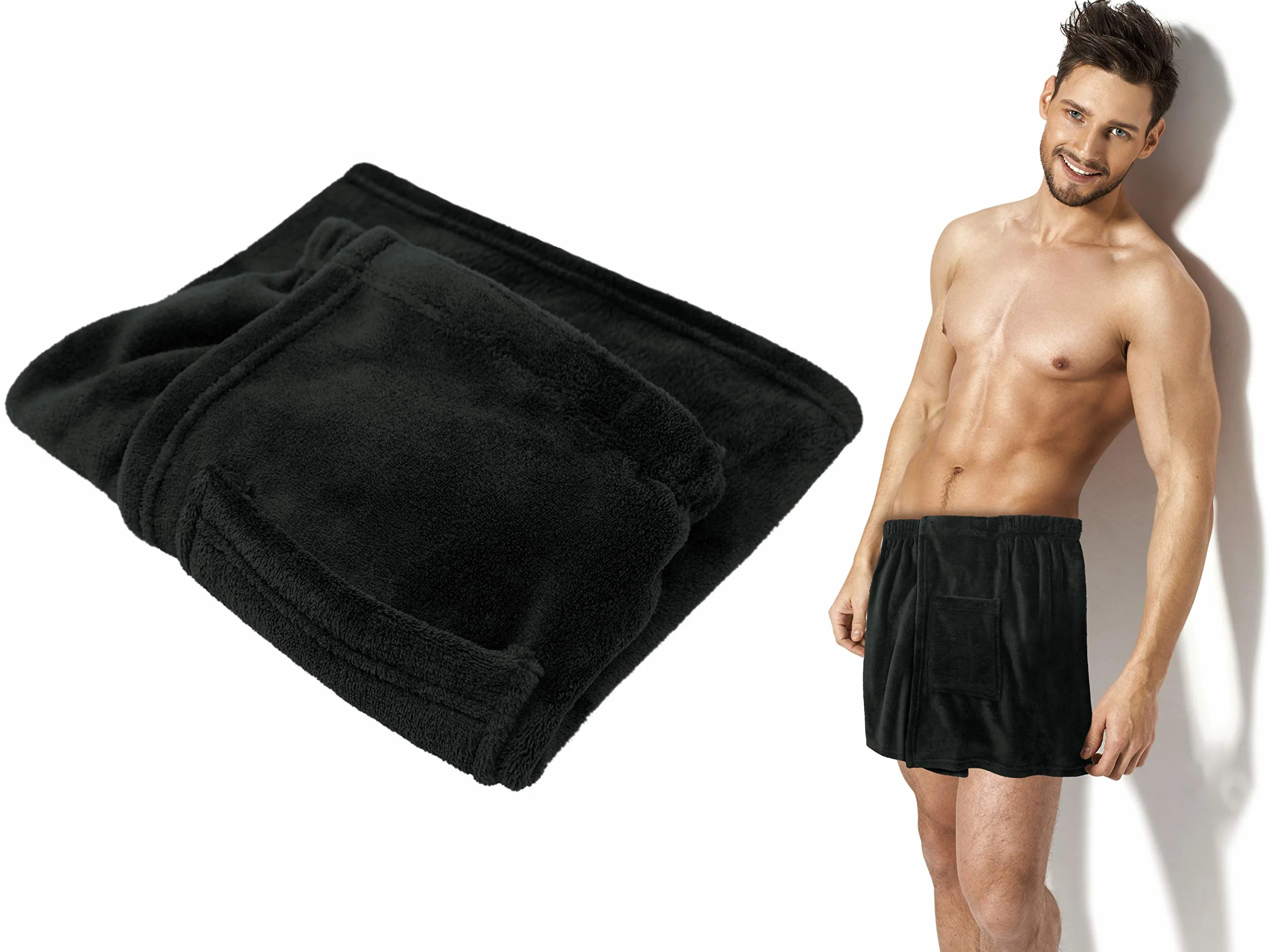 npluseins Sauna kilt z zapięciem na rzepy