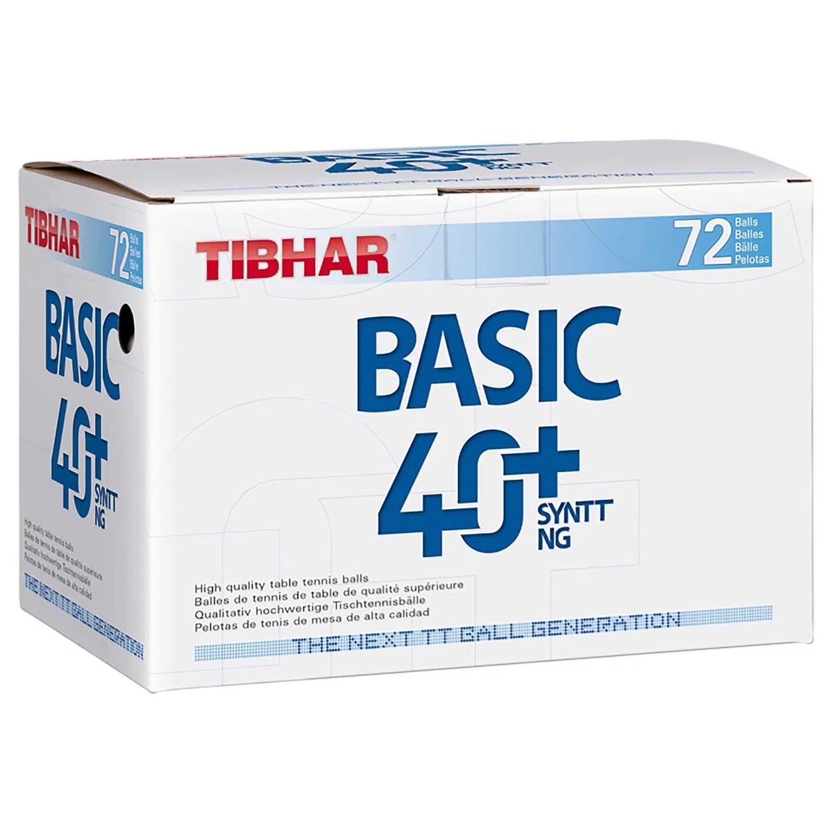 Tibhar Ball Basic 40+ SYNTT NG 72, biały