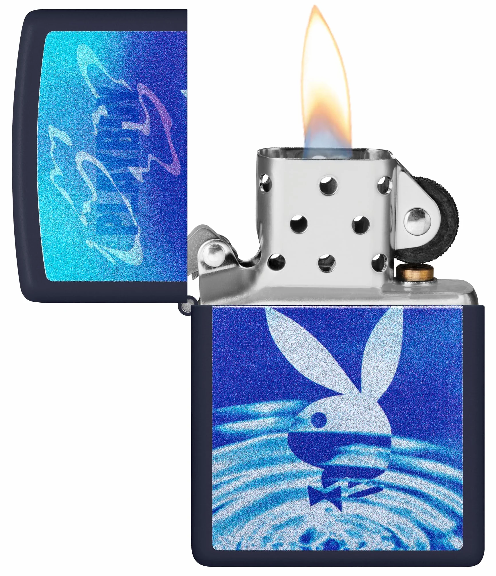 Zippo Playboy Zapalniczka Sztormowa Granatowa Matowa Wiatroodporna Wielokrotnego Użytku