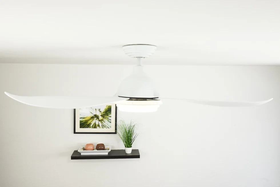 Wentylator sufitowy Pepeo Raja 122cm Biały LED z pilotem cichy silnik DC odwracalny