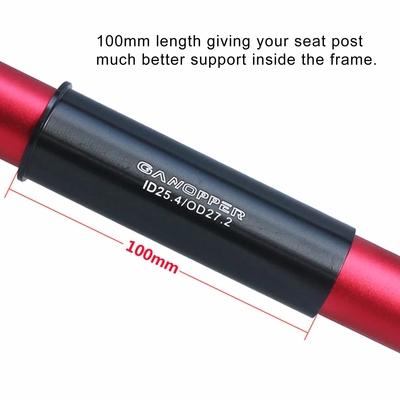 PLATT Podkładka na sztycę rowerową ze stopu aluminium adapter rury siodełka rowerowego