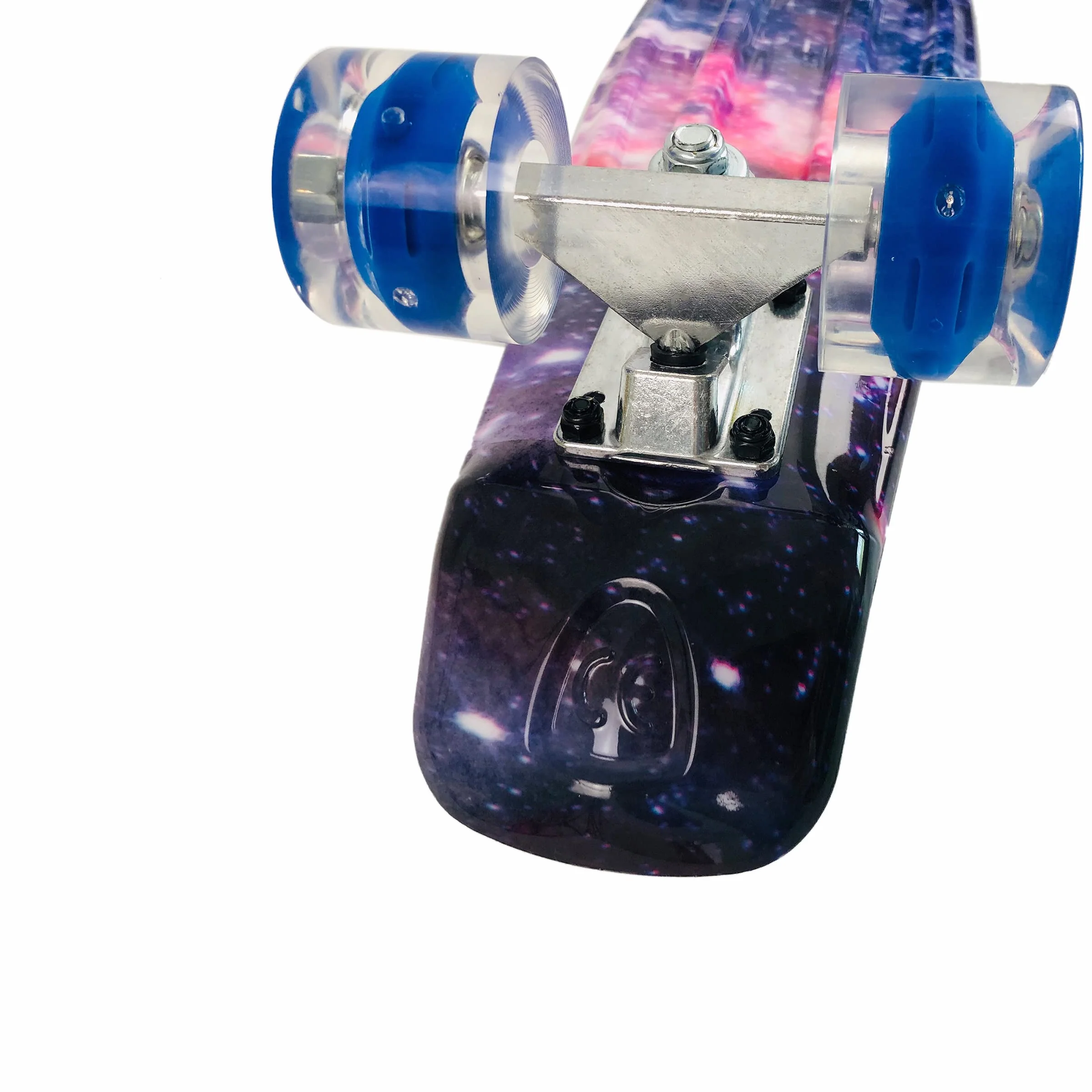 Deskorolka mini 56 cm Cruiser deskorolka z podświetlanymi kółkami kompletna deskorolka dla dzieci początkujących młodzieży nastolatków dorosłych z All-in-One Skate T-Tool