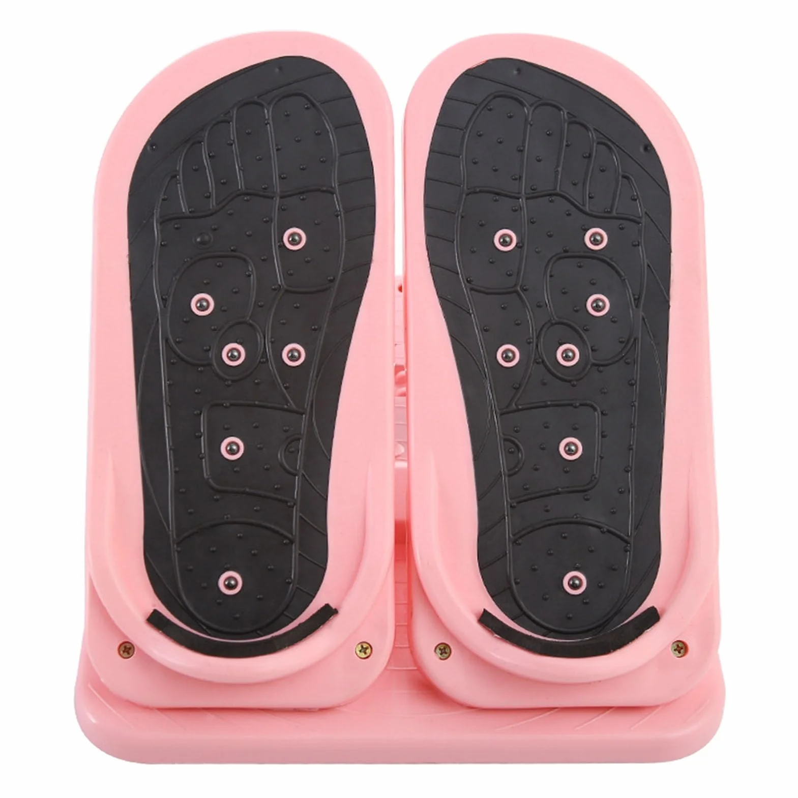 Mini stepper pod biurkiem pedał do ćwiczeń siedzący krokowy składany pedał antypoślizgowy stóp Stepper masaż Stepper/566 (Material : Blue, Size : Blue)