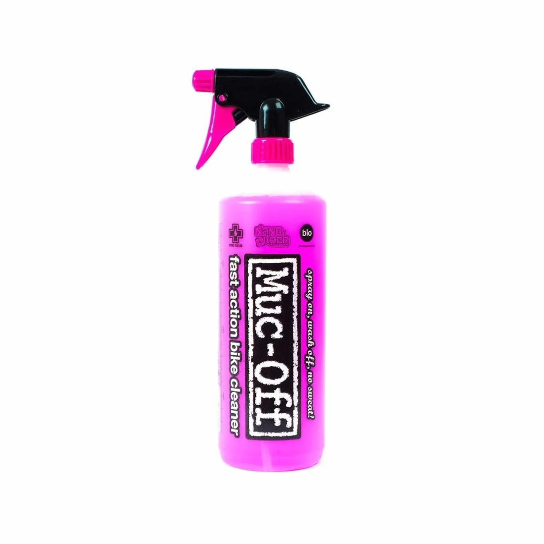 Muc-Off Nano-Tech Bike Cleaner, 1L – Biodegradowalny Spray do Roweru do Czyszczenia i Odtłuszczania – Błyskawiczny Płyn do Mycia Roweru do Rowerów MTB, Szosowych, Gravelowych i Elektrycznych